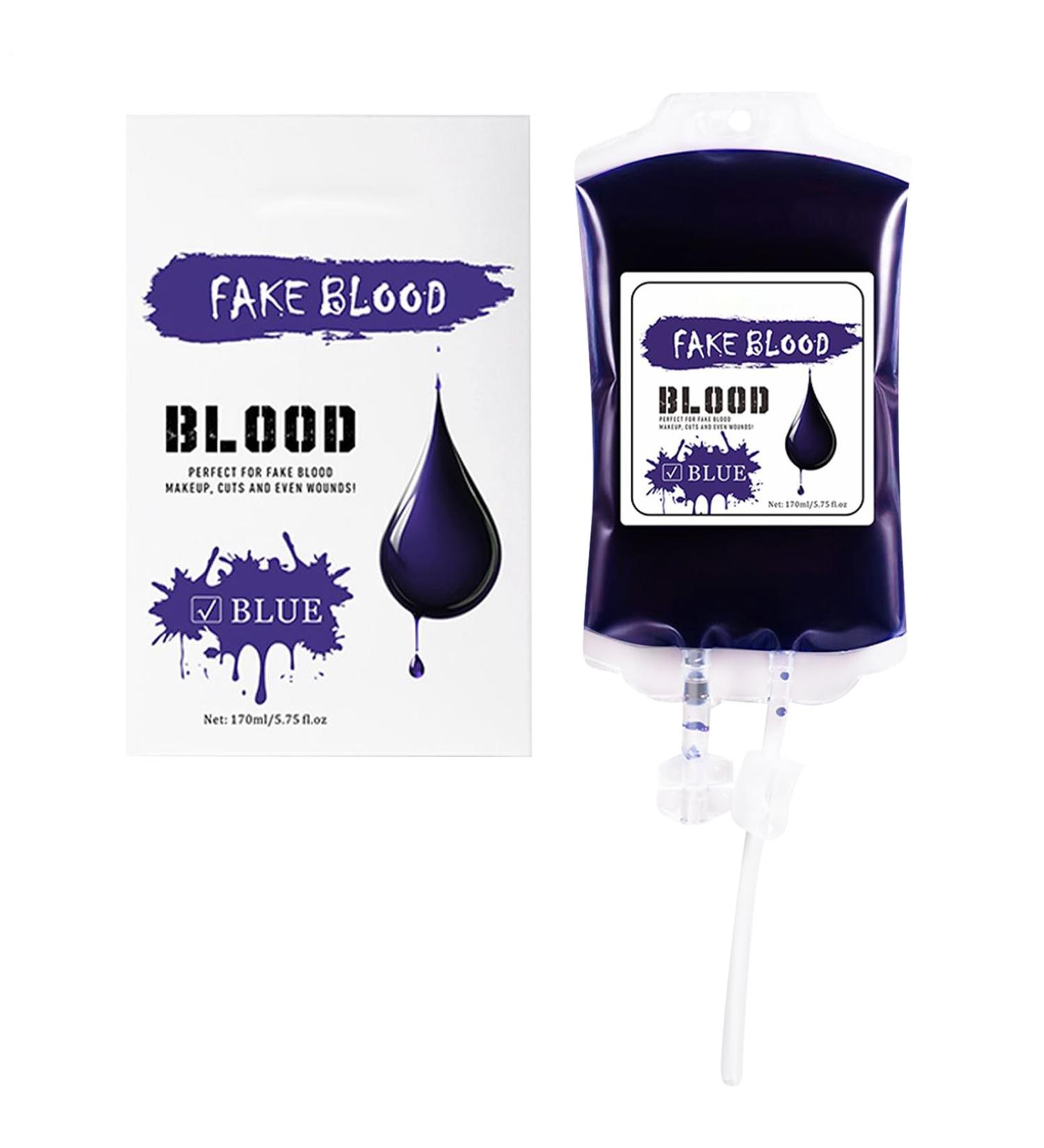  Generisch Halloween Liquid Kit - 170ml - Waterproof Halloween Bag - Red and Blue Makeup for Women and Men - Spooky Party Supplies - Buy Online on GoSupps.com