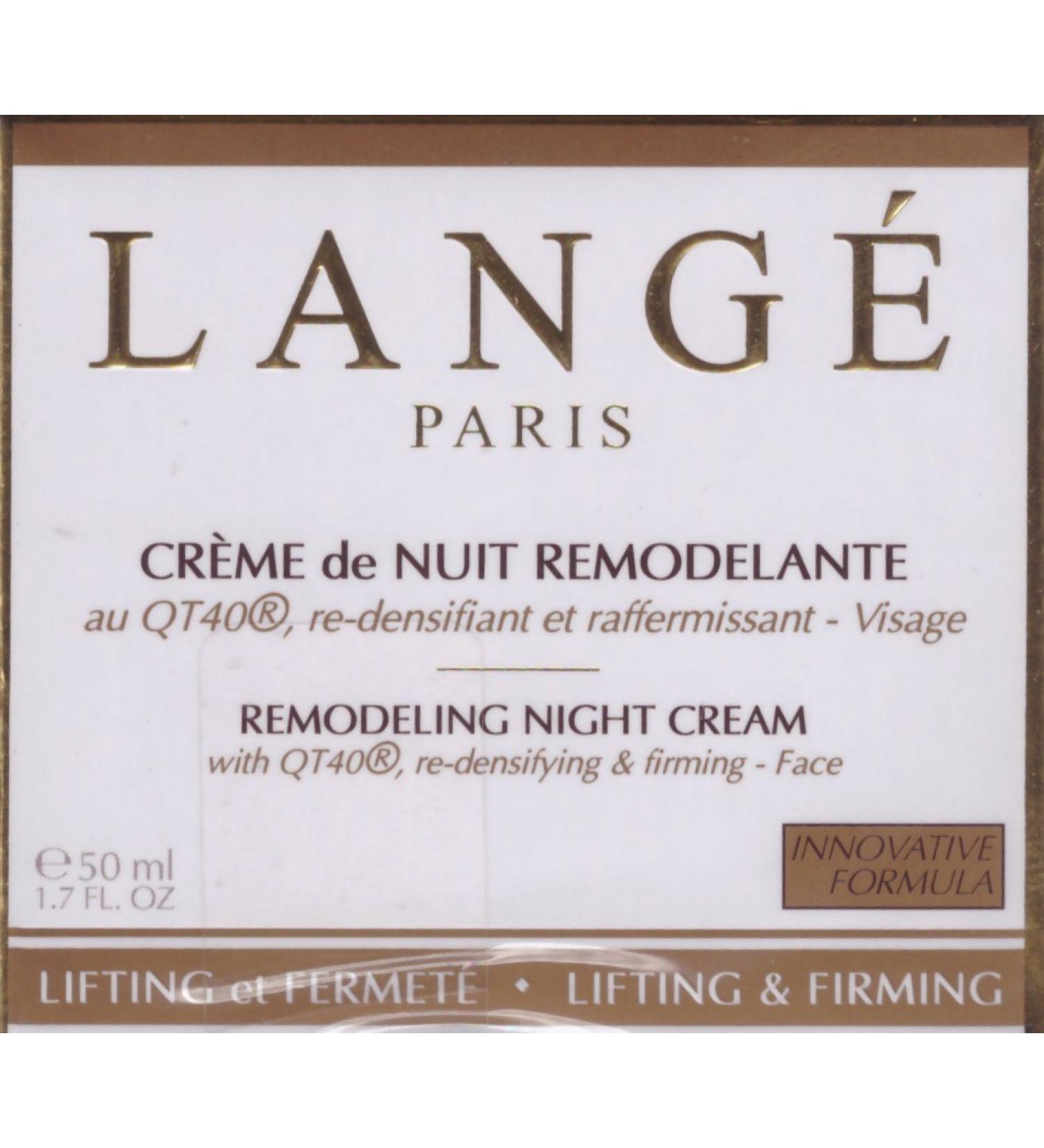 Lange Remodeling Night Cream Lifting&Firming Innovative Formula 50ml - Buy Online on GoSupps.com