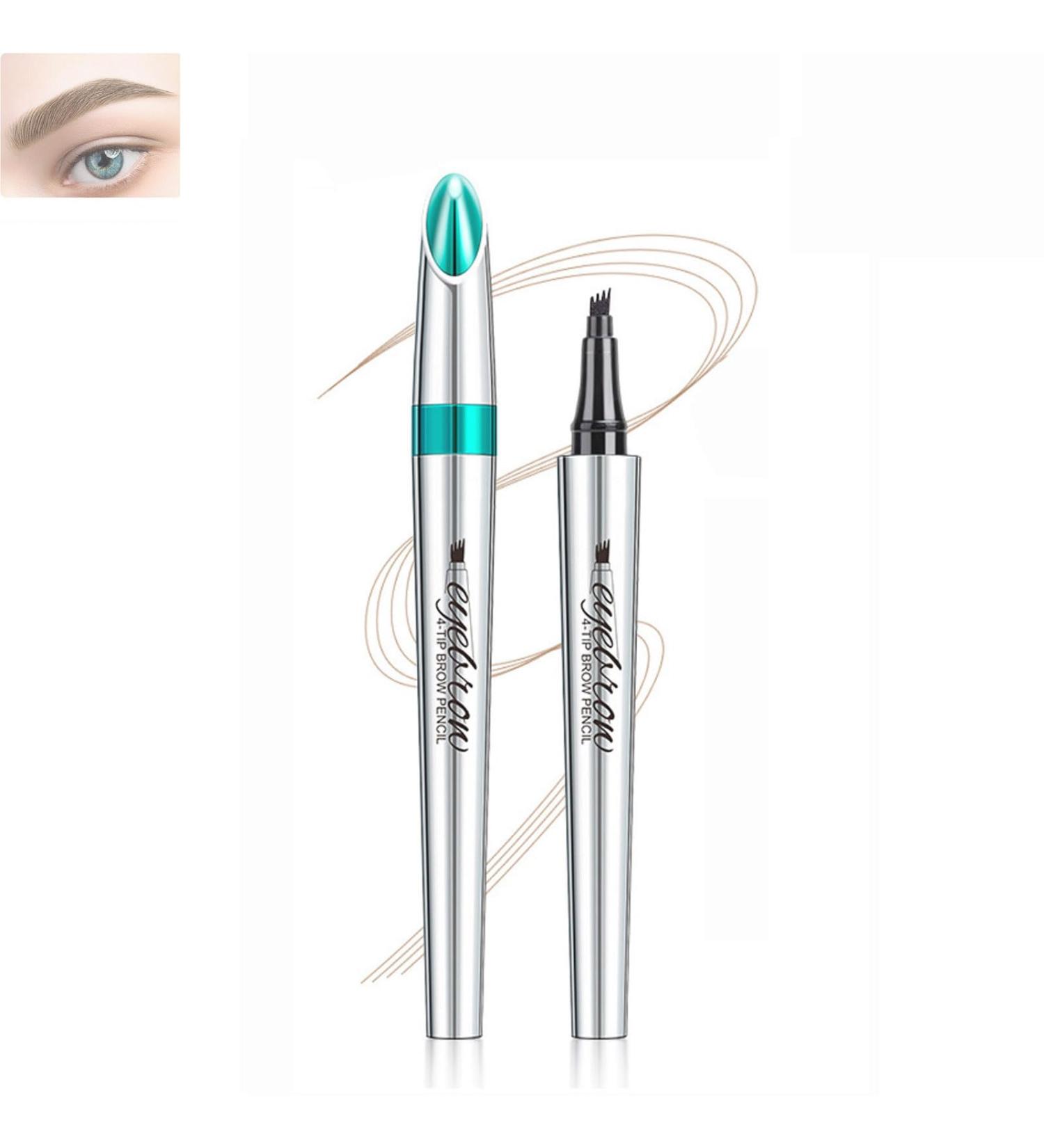 Blapee Eyebrow Pencil Blapee Waterproof Makeup Eyebrow Pen Blapee Eyebrow Microblading Pen Micro 4 Point Brow Pen (01#) - Buy Online on GoSupps.com
