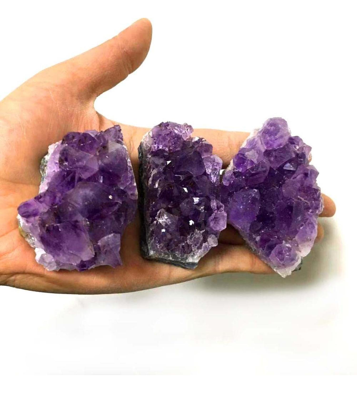 Amethyst Crystals Natural Uruguay Dream Amethyst Quartz Crystal Cluster Specimen JIZTGEDM (Size : 30-50g) - Buy Online on GoSupps.com