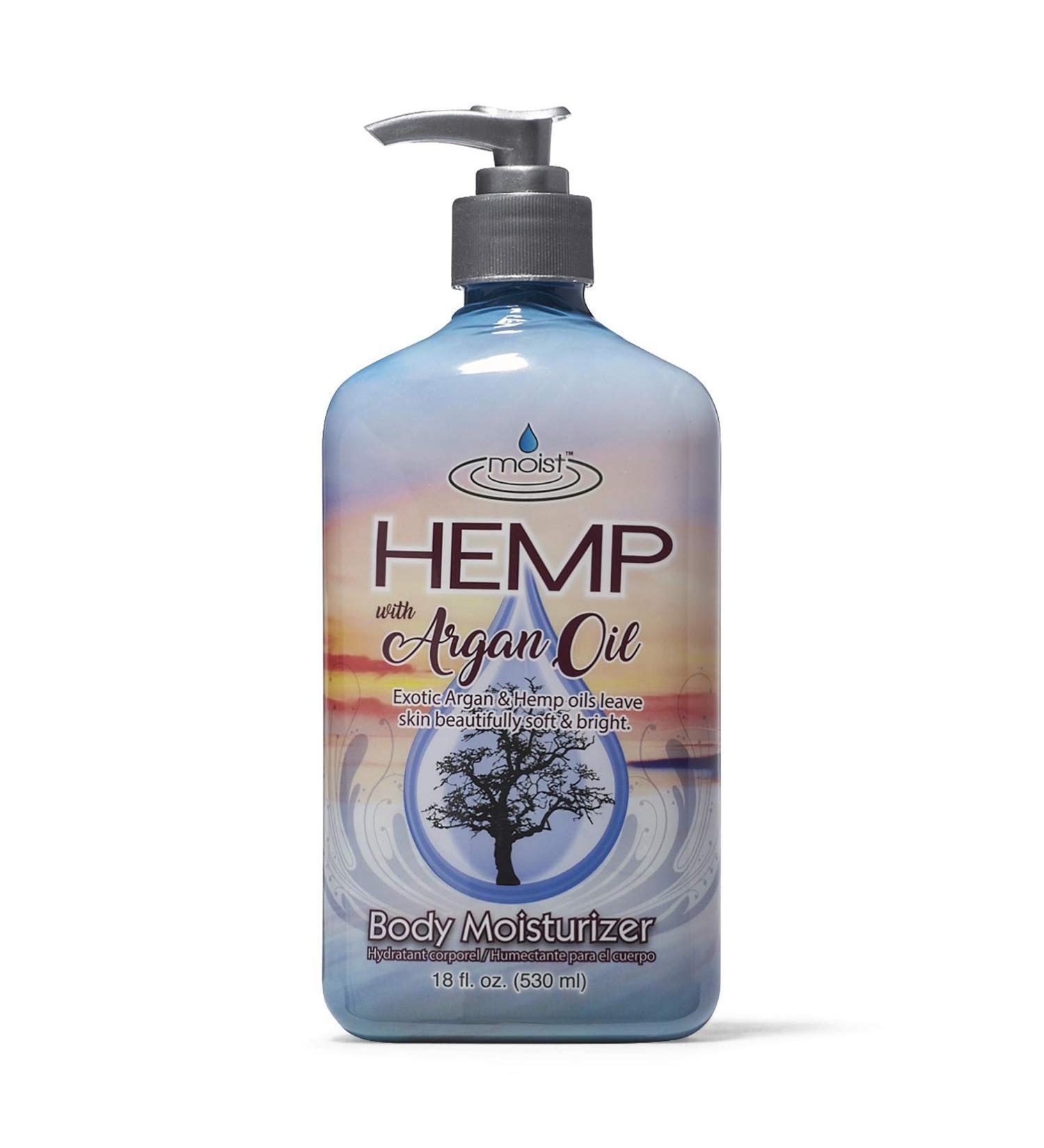 Moist Hemp Argan Oil Body Moisturizer