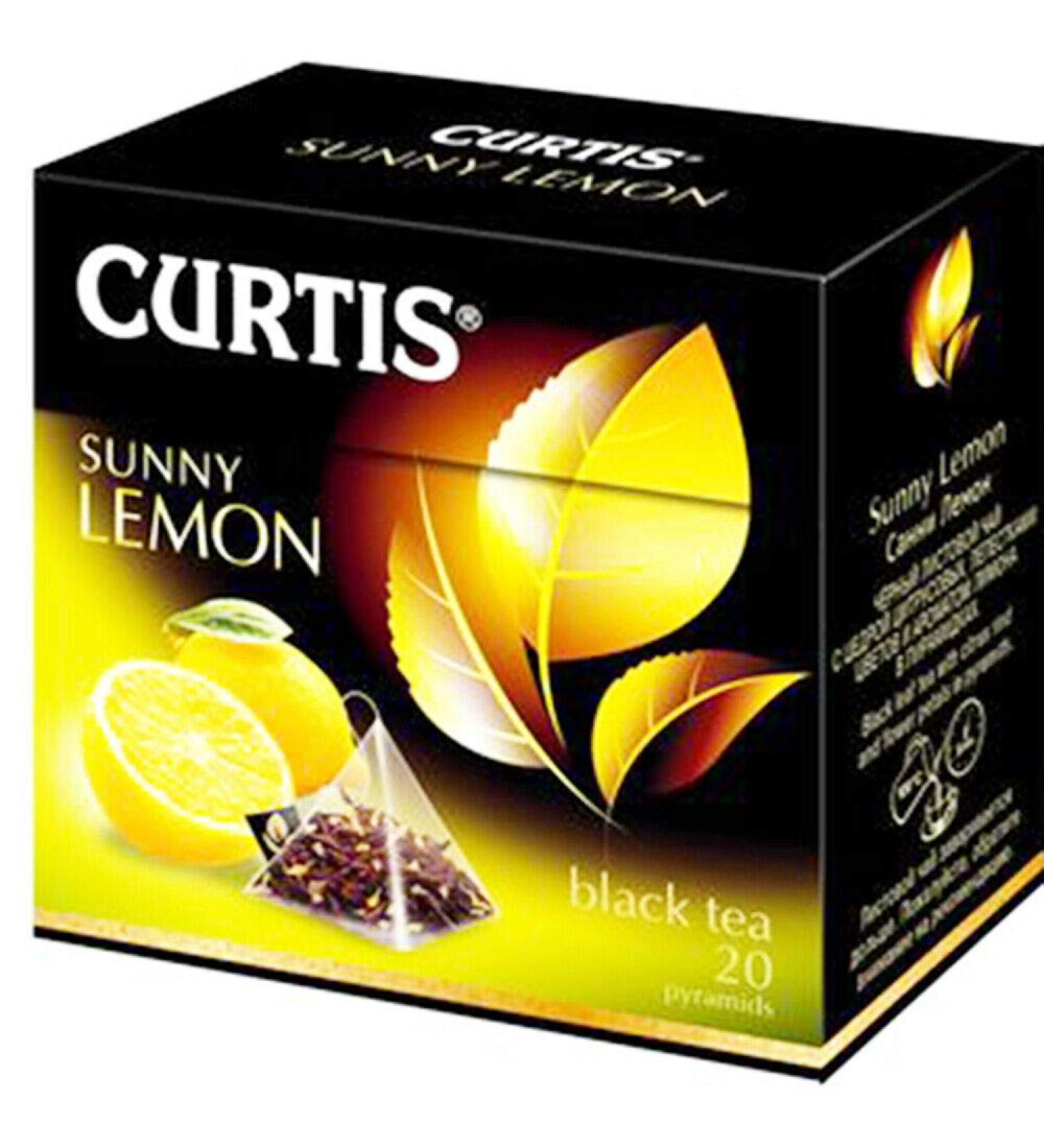 Curtis Curtis Tea with pyramid tea bag - Different varieties of tea (Sunny Lemon black tea)