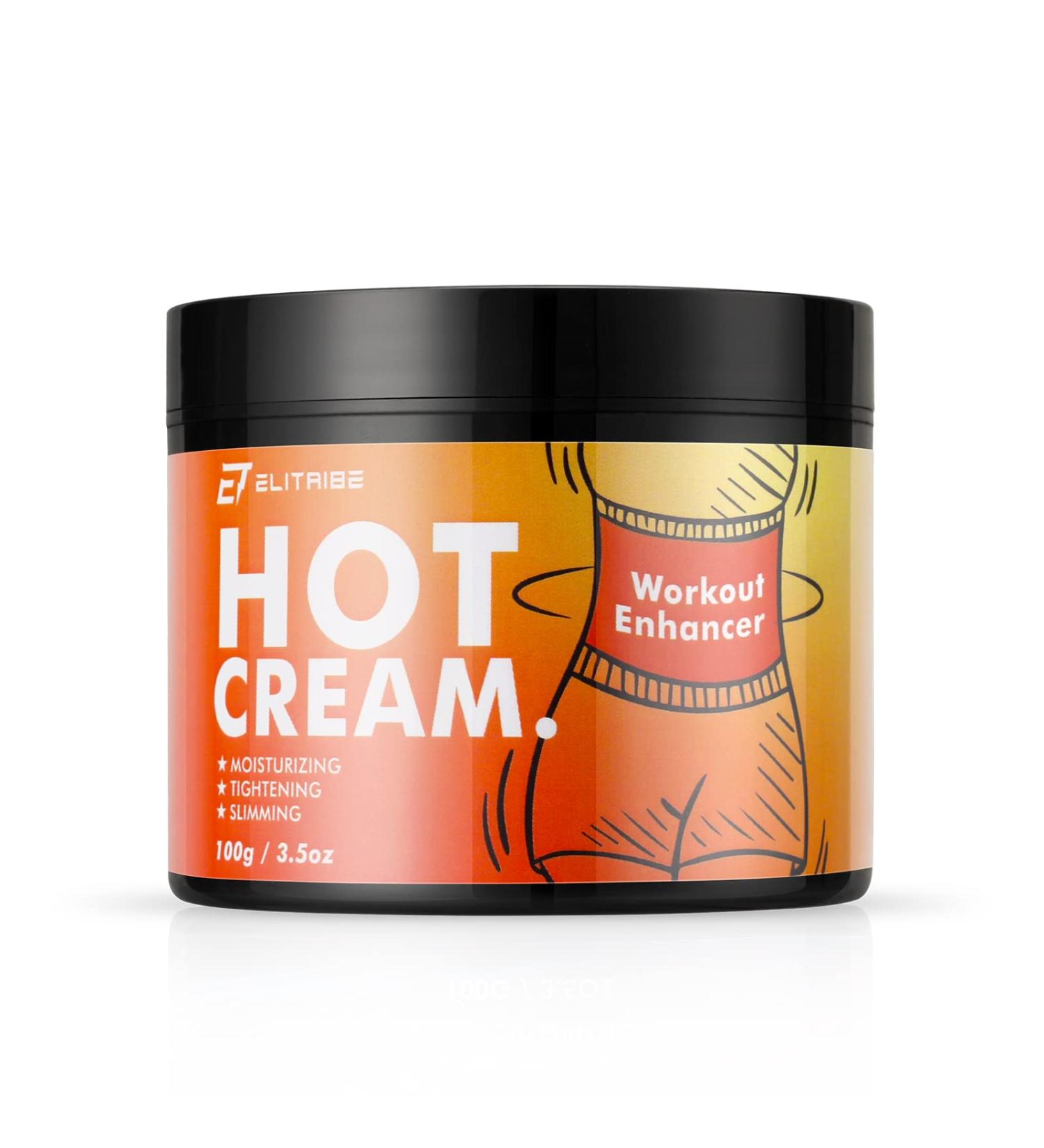 Buy Hot Cream Sweat Enhancer Lotion - Body Sculpting Cellulite Cream for Men & Women | Ultra Moisturizing & Firming | 3.5 oz - Buy Online on GoSupps.com