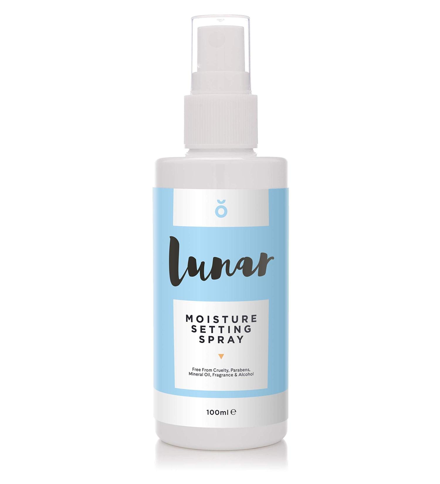 Lunar Glow Makeup Moisture Setting Spray - 100ml Finishing Spray for Face & Skin | Shop Internationally - Buy Online on GoSupps.com