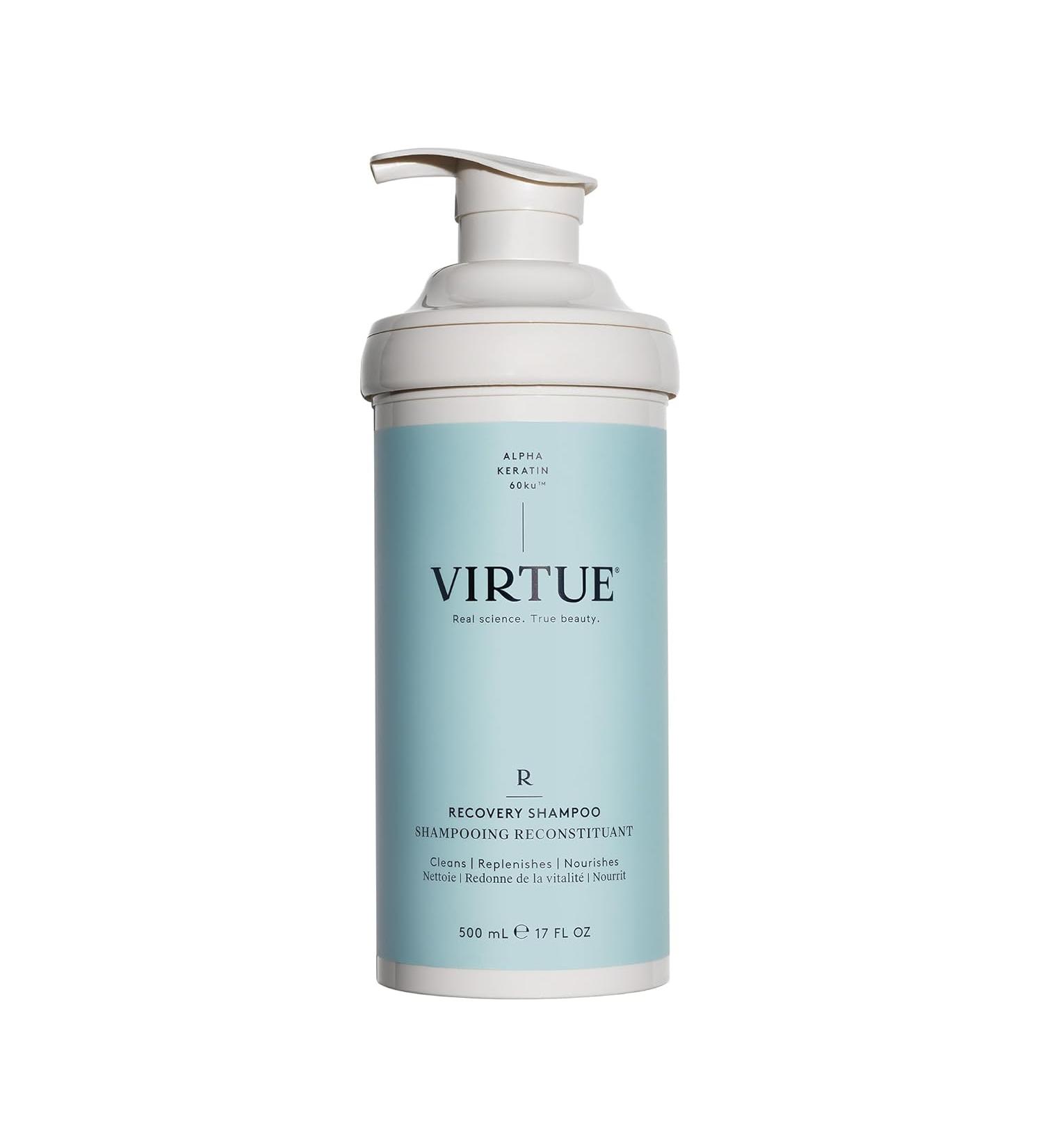 VIRTUE Recovery Sulfate Free Shampoo with Keratin and Baobab Seed Oil for Damaged Hair  Color Safe - Buy Online on GoSupps.com
