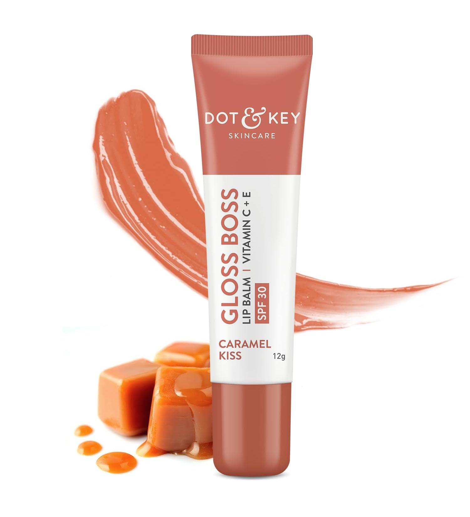 Caramel Tinted Lip Balm with SPF 30 | Lightweight Non-Sticky Formula | Fades Lip Pigmentation & Protects with Moisturizing Care for Soft Smooth Lips - Buy Online on GoSupps.com