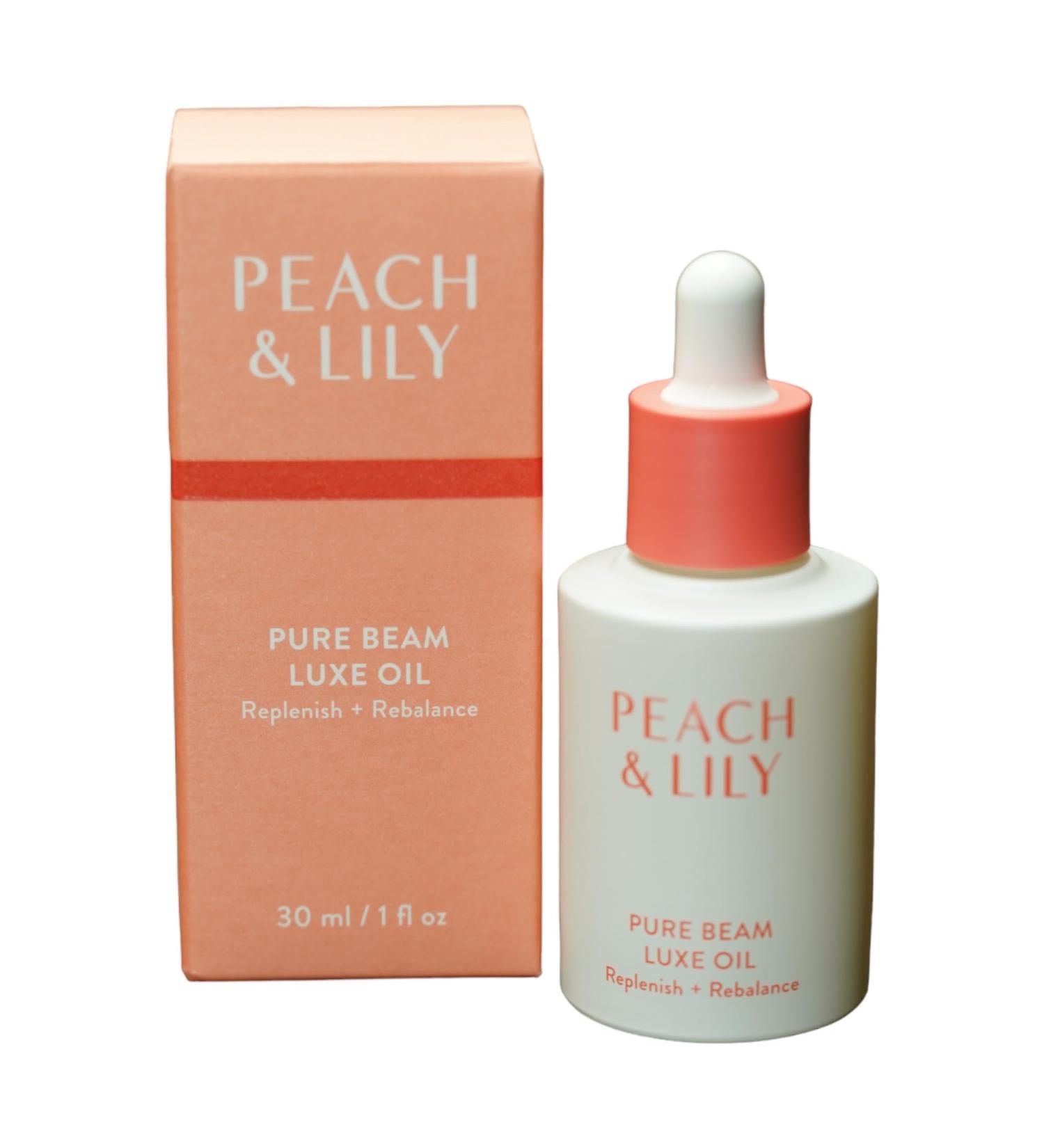 Peach & Lily Pure Beam Luxe Oil | 100% Natural Squalane & Jojoba | Antioxidant-Rich Cold-Pressed Formula | 30ml - Buy Online on GoSupps.com