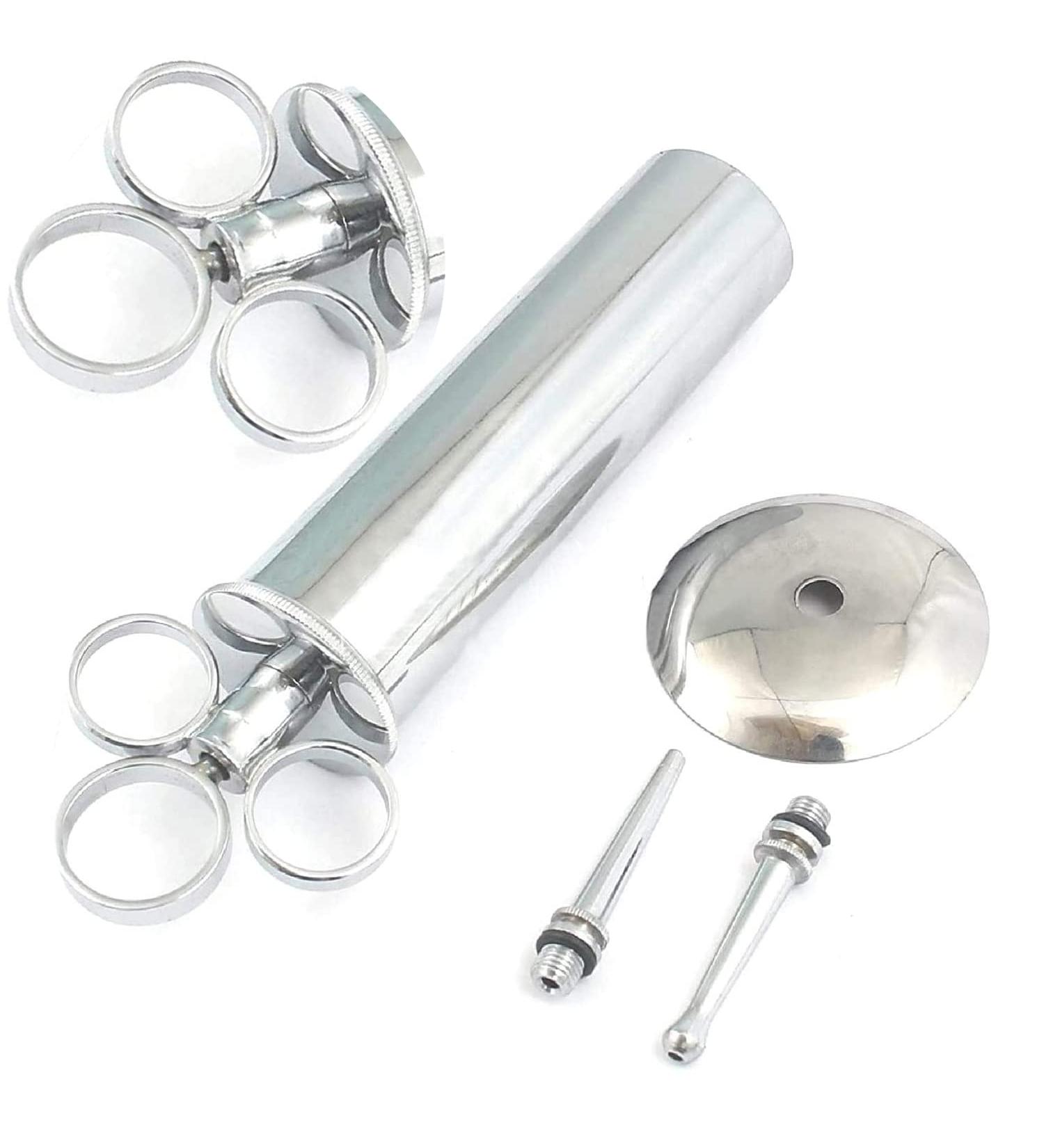 DDP Ear Wax Removal Syringe 4oz - Brass w/ Chrome Finish for Veterinary Use - Buy Online on GoSupps.com
