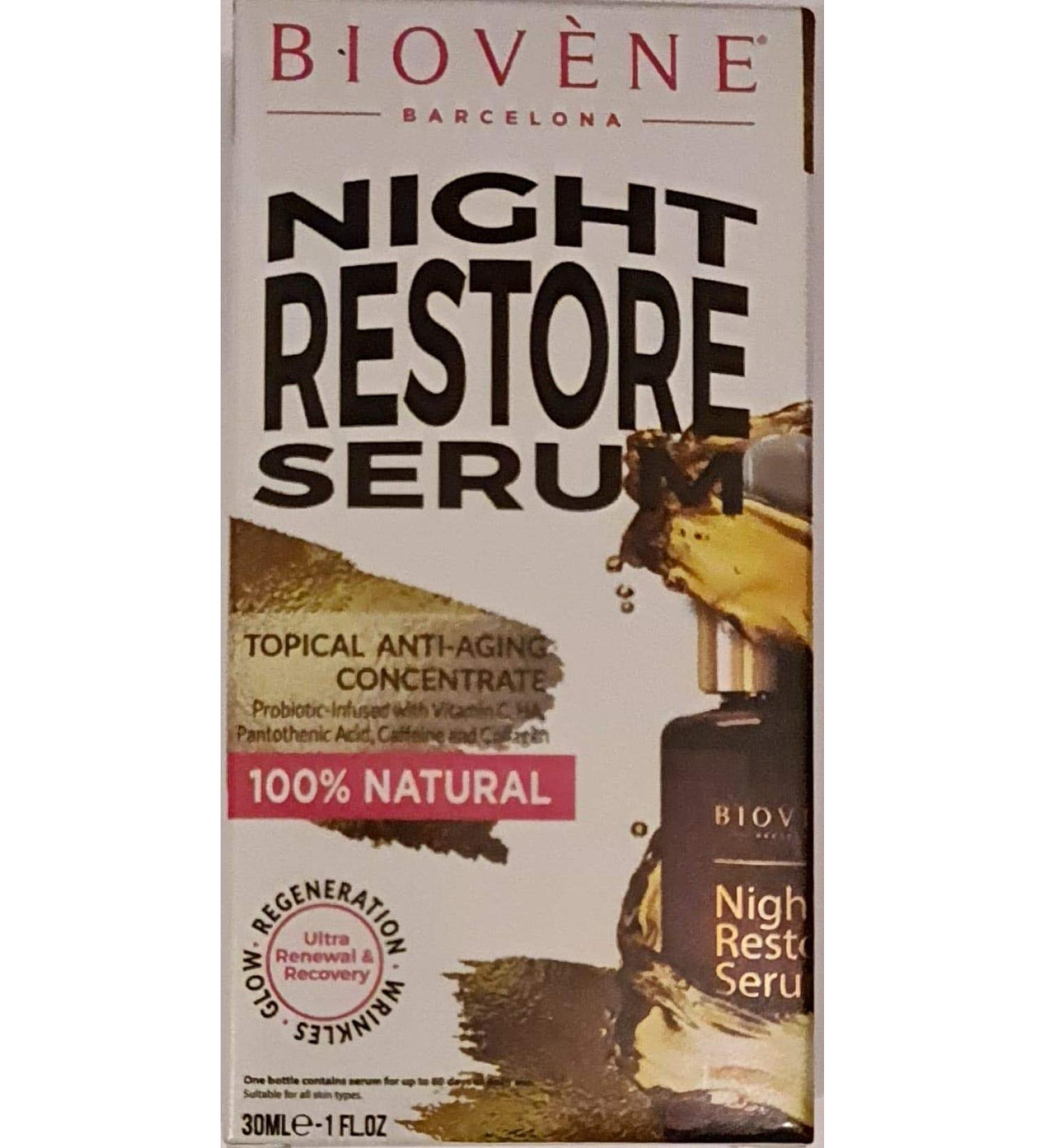 Biovene Barcelona Night Restore Serum - Buy Online on GoSupps.com