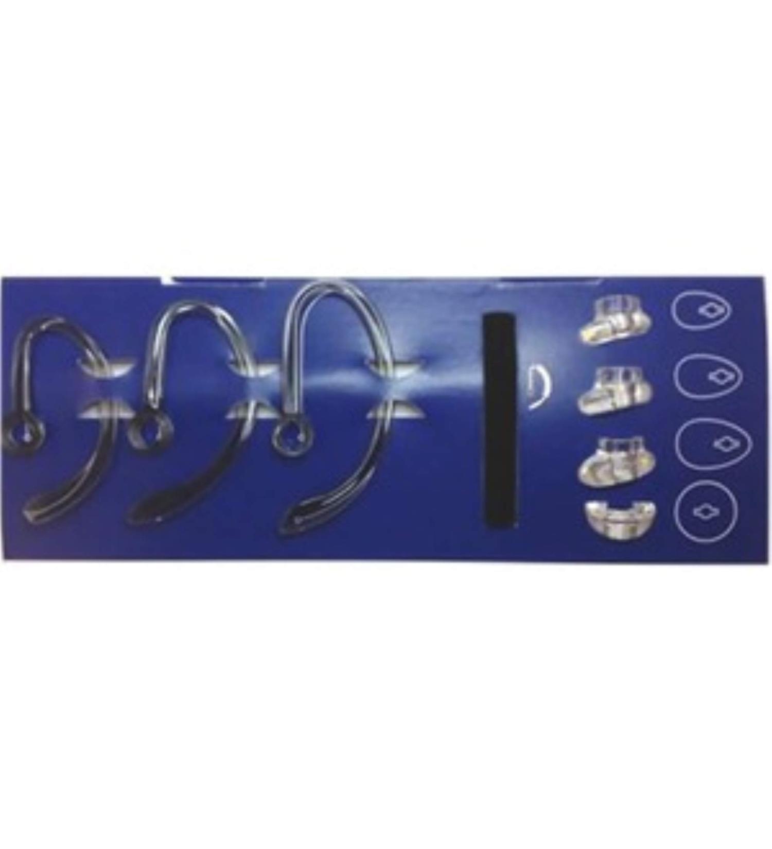 Plantronics Fit Kit CS540 W740 W440 incl.ohnbuegeln and ear stoeps in various large instructions adapt for opt black