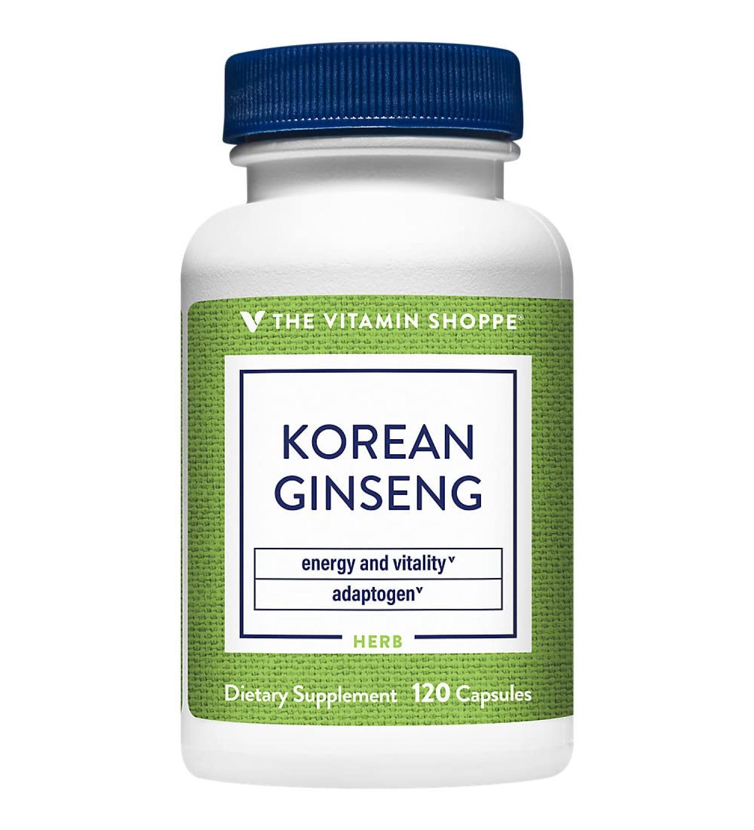 Korean Ginseng - Supports Energy & Vitality (120 Capsules)