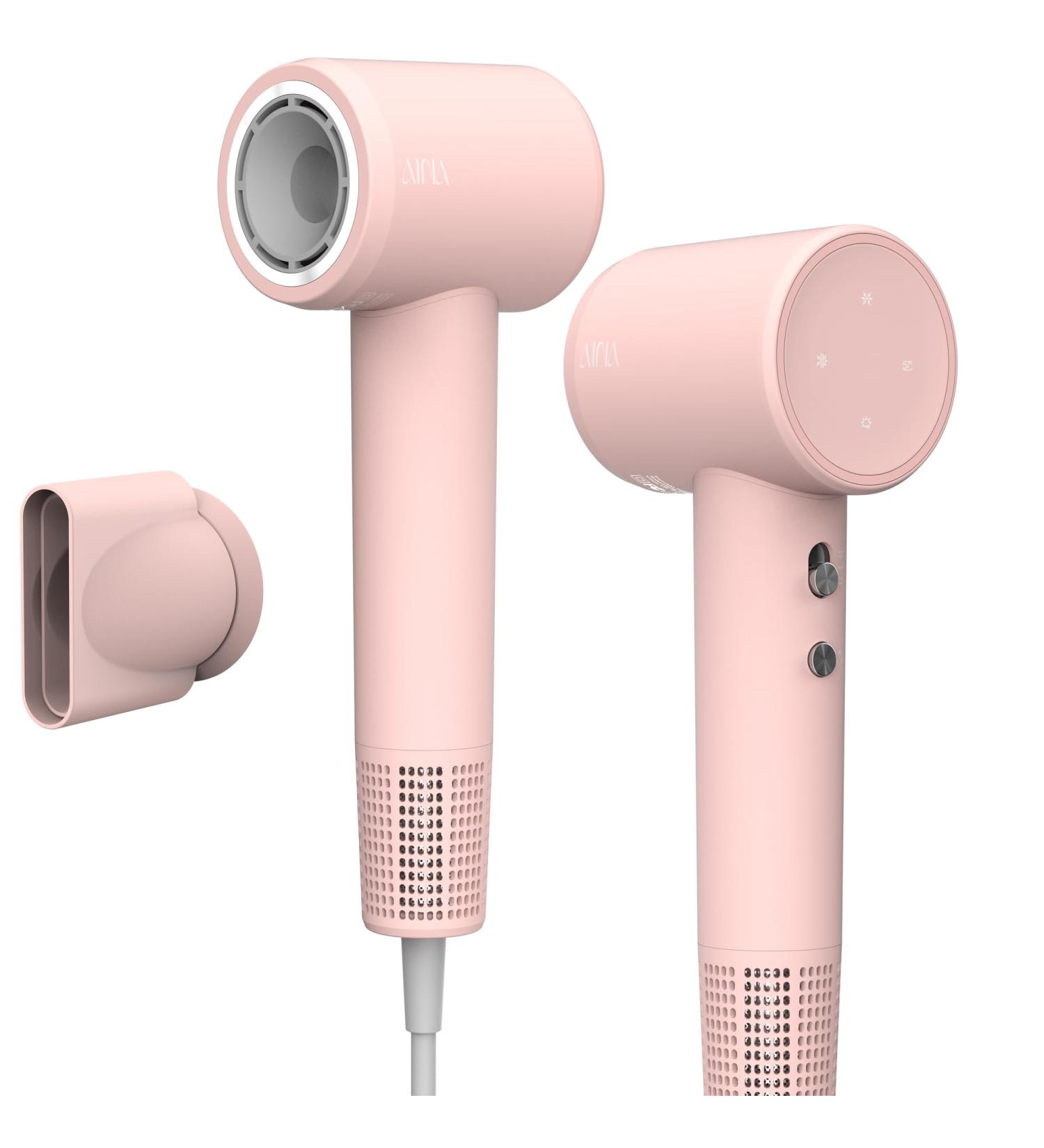 AINA 2000WE Hair Dryer Blow Dryer - Brushless High Speed Motor, Lightweight Ionic Travel (Baby Pink) - Buy Online on GoSupps.com