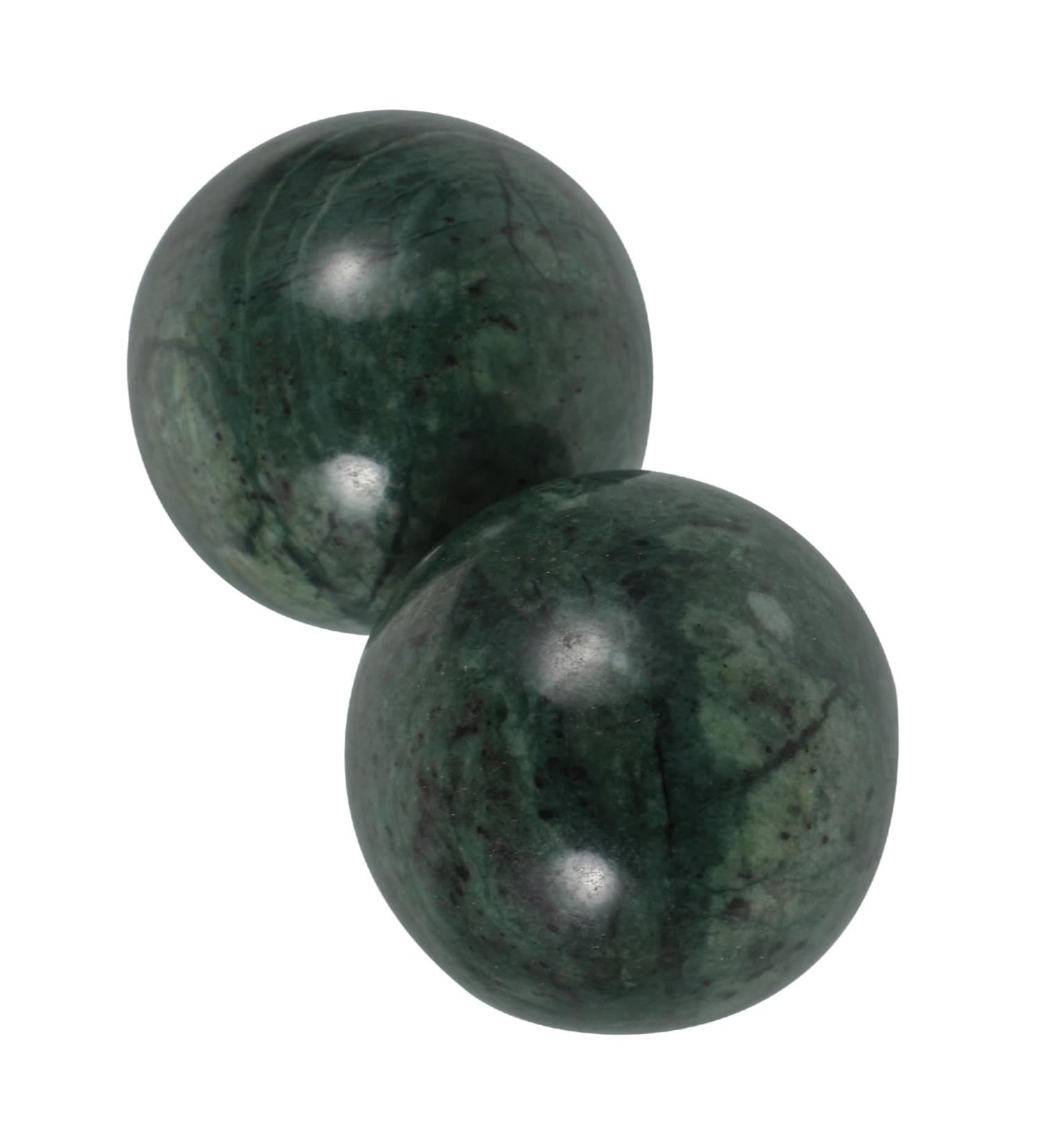 BUIFULSIC 2st Jade Fitness Baoding Balls | Handmade Chinese Acupressure Balls for Wrist & Palm Massage - Buy Online on GoSupps.com