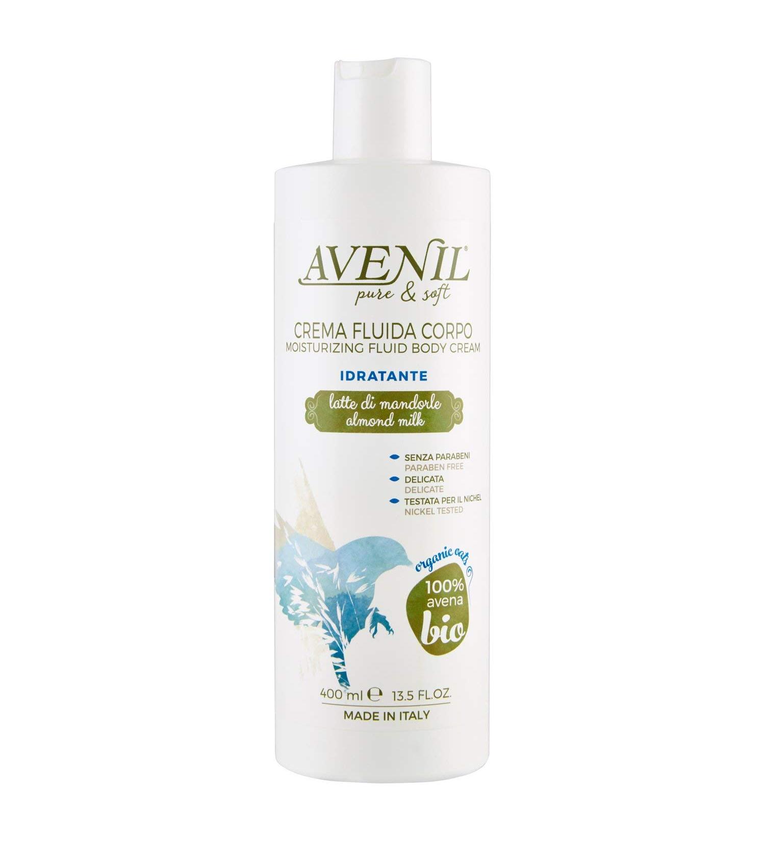  Avenil Avenil pure & soft Hydrating Fluid Body Cream Almond Milk 400ml - Buy Online on GoSupps.com