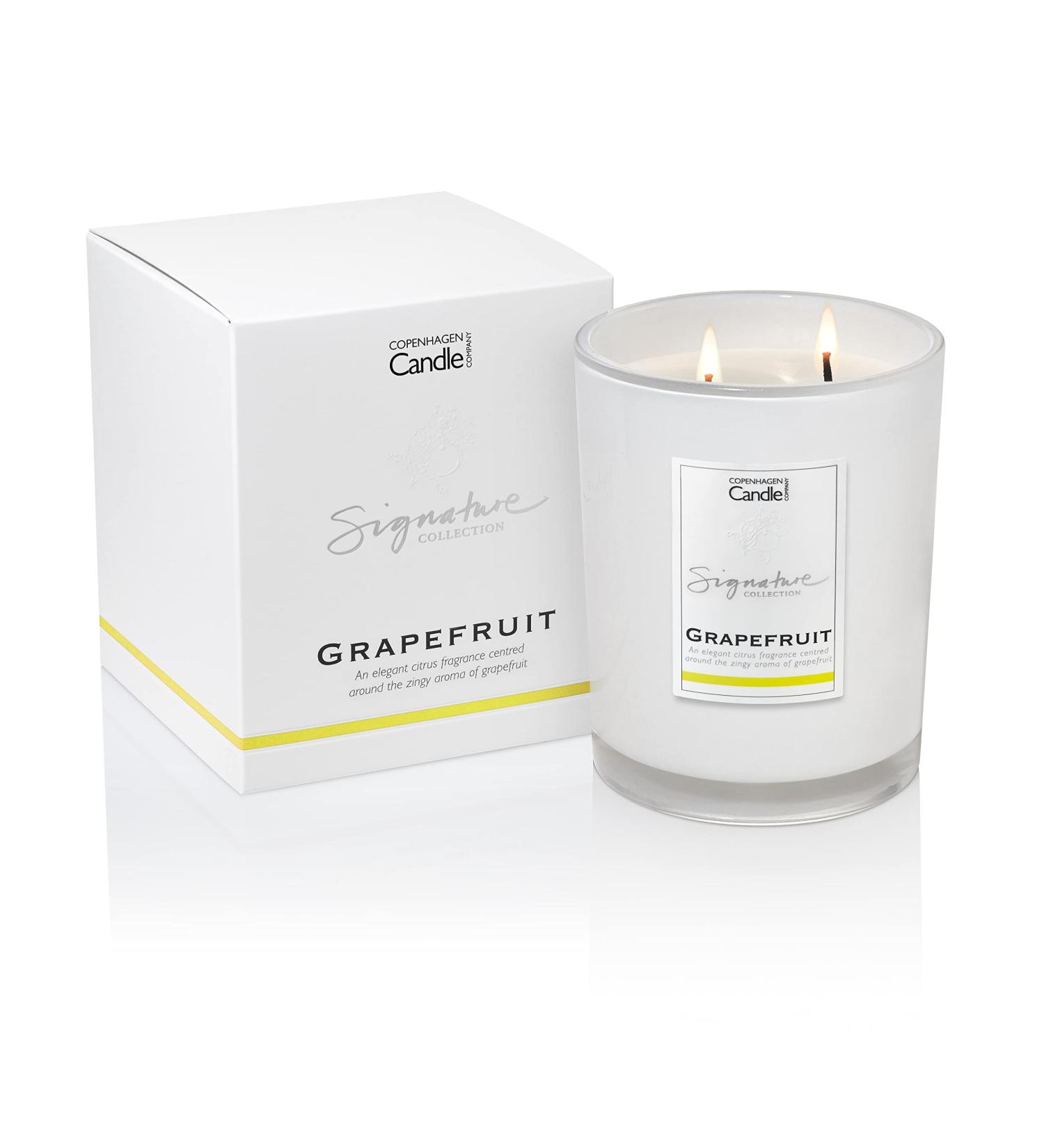 Luxury Grapefruit Scented Candle | 65 Hours Burn Time | Natural Wax Blend | Hotel Collection - Buy Online on GoSupps.com