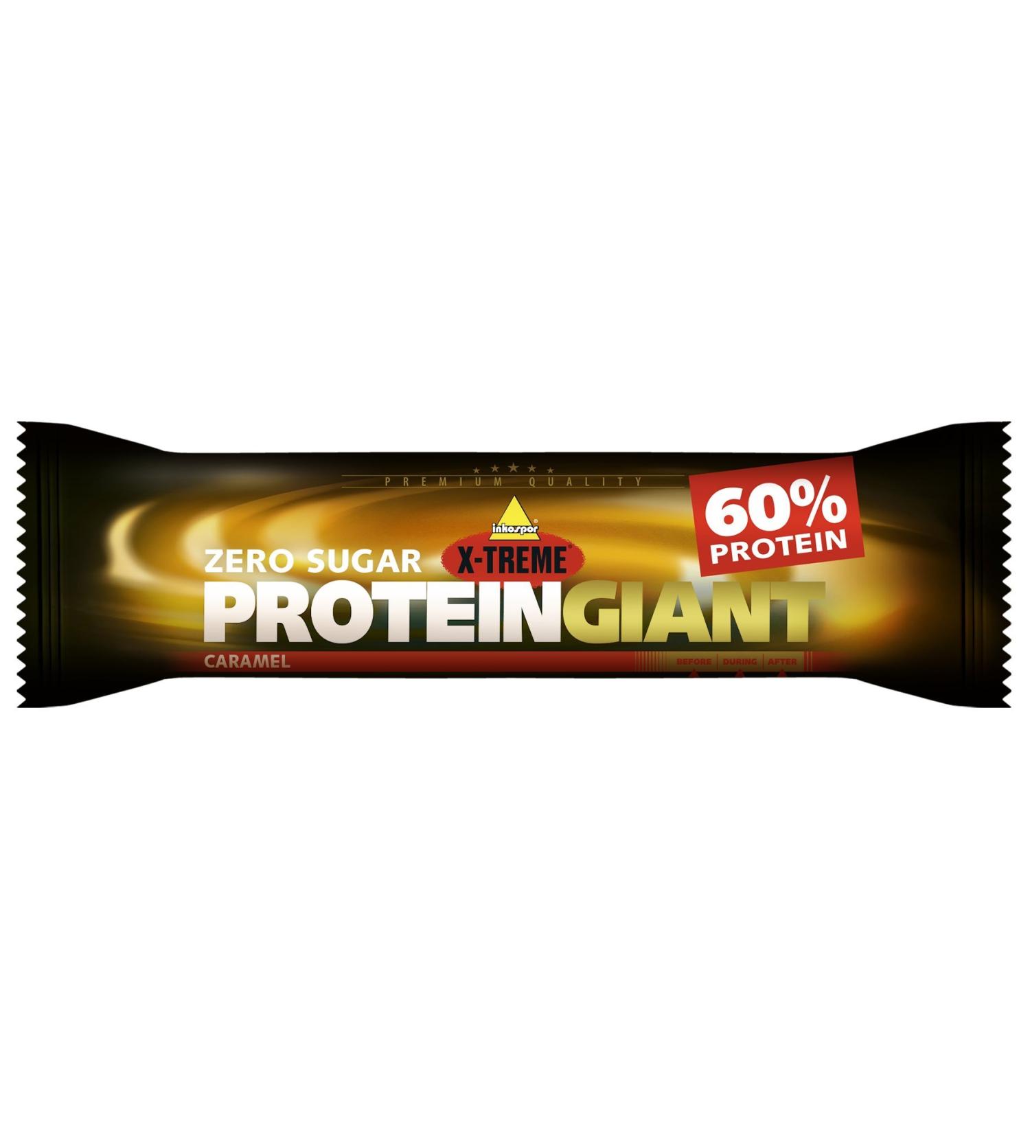 Inkospor X-Treme Protein Giant Bar Caramel Flavor 24x65g | High-Protein Snack for Energy & Recovery - International Shipping Available - Buy Online on GoSupps.com