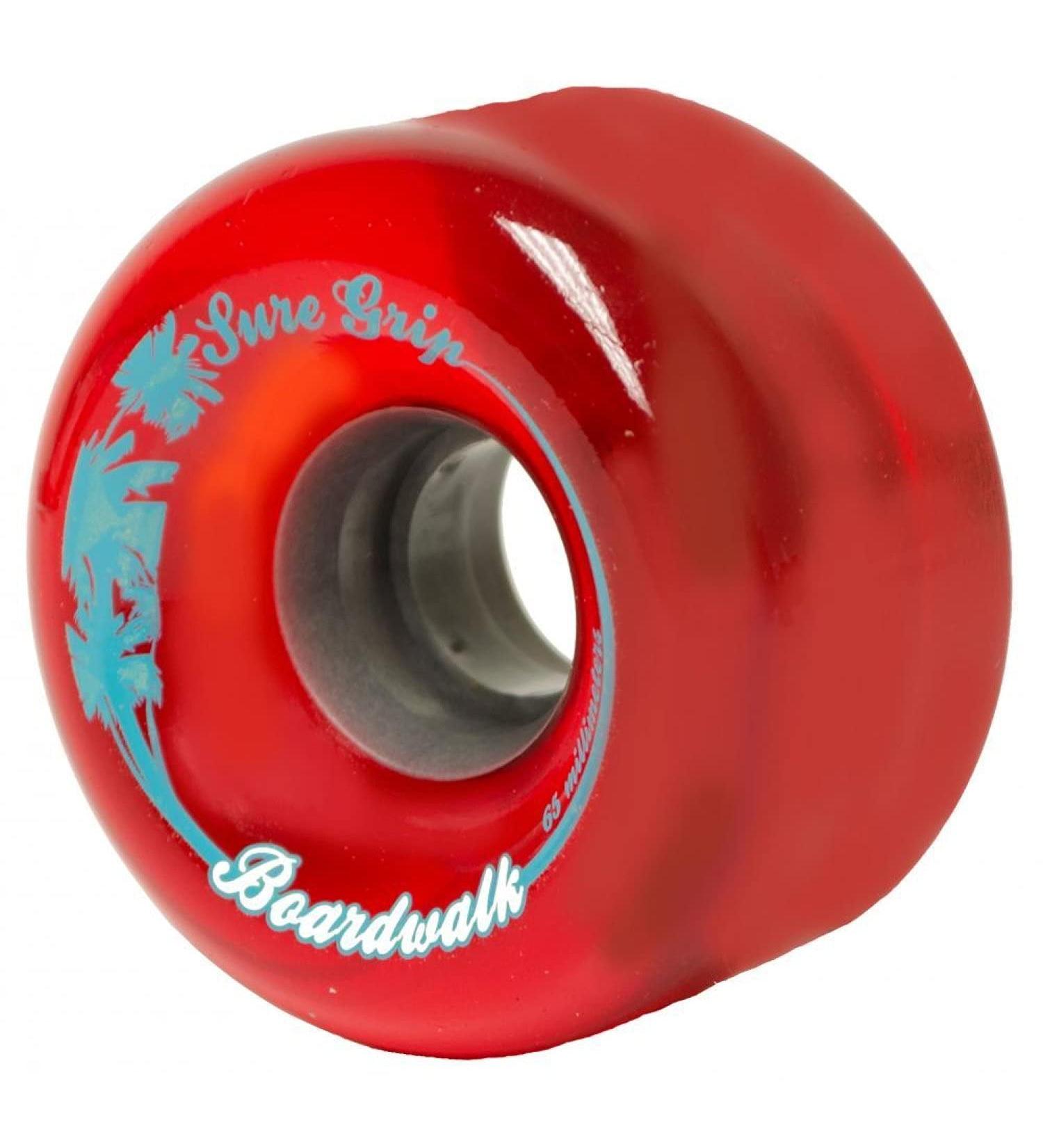 Sure-Grip Boardwalk Outdoor Wheels red