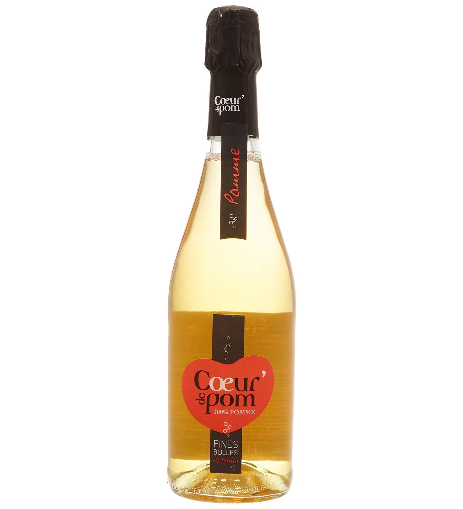 Cœur de Pom Fine Juices/Bubbles Apple Fruit 750 ml – Pack of 3