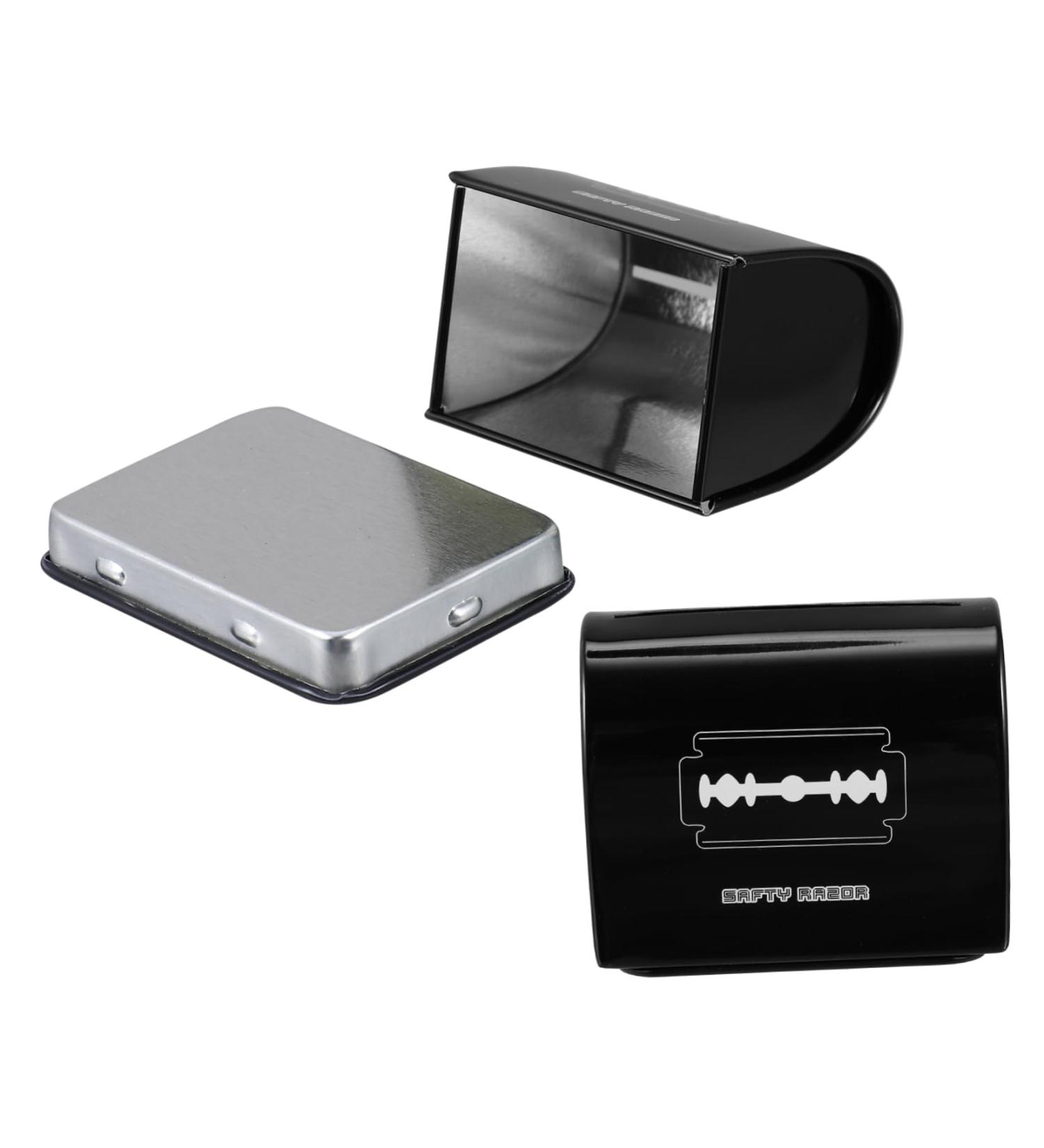 Minkissy 4-Piece Razor Blade Disposal Box Set | Safe Storage Bench for Blades | Durable & Convenient Waste Disposal Solution - Buy Online on GoSupps.com