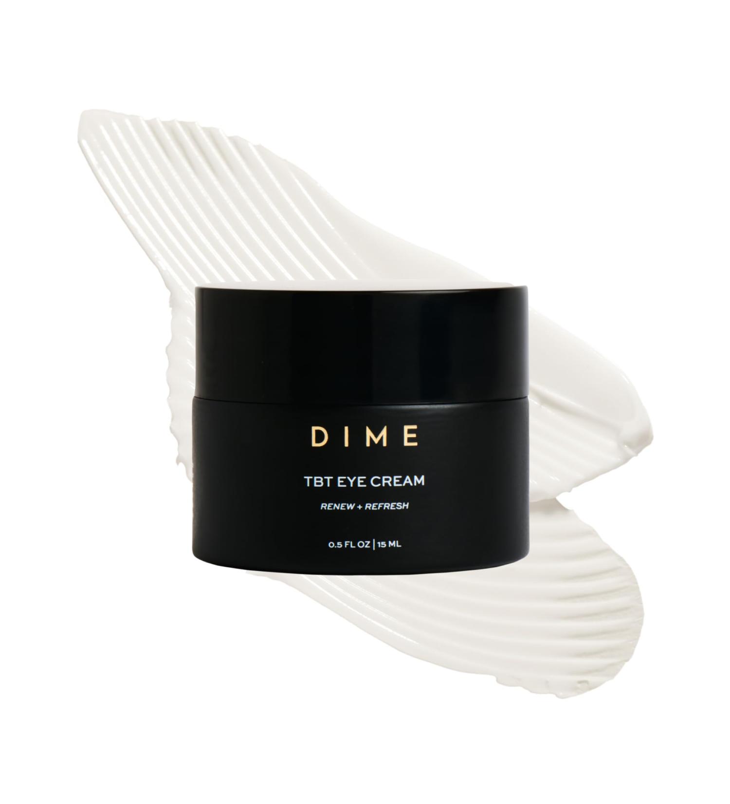 DIME Beauty TBT Eye Cream 0.5 oz (15 ml) - Smooth Fine Lines Firm Skin Restore Bounce Long Lasting Hydration with Bakuchiol - Buy Online on GoSupps.com