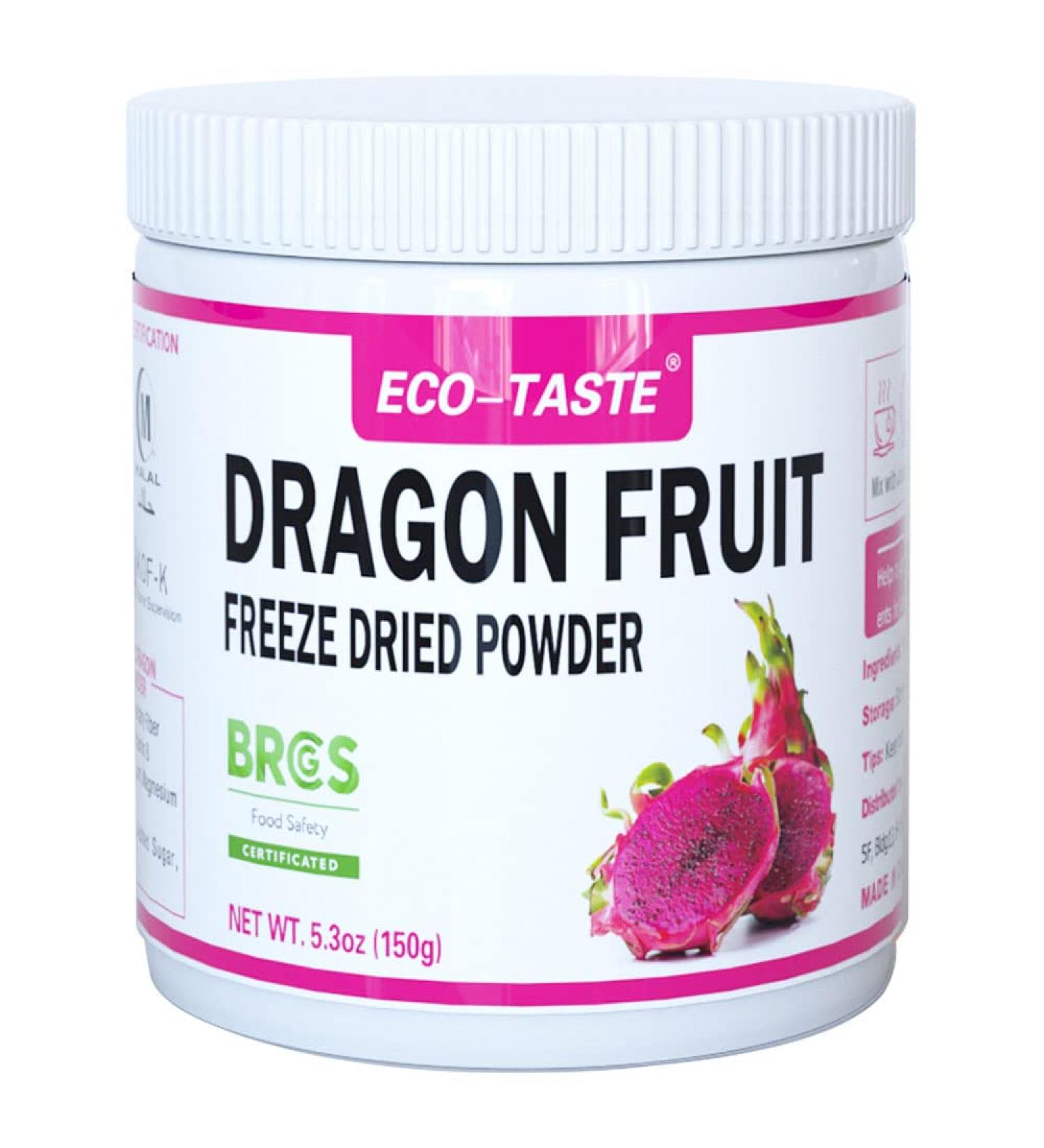 Dragon Fruit Powder 5.3 oz (150g) - Pure Freeze Dried Pitaya Powder - Pack of 1 - Buy Online on GoSupps.com