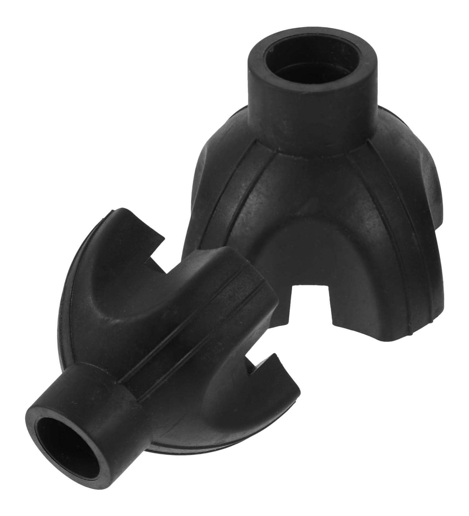 Iwowhero Slipproof Rubber Tips for Crutches & Hiking Sticks - 2 Pack Sugar Cane Punch Pitch Tips - Buy Online on GoSupps.com