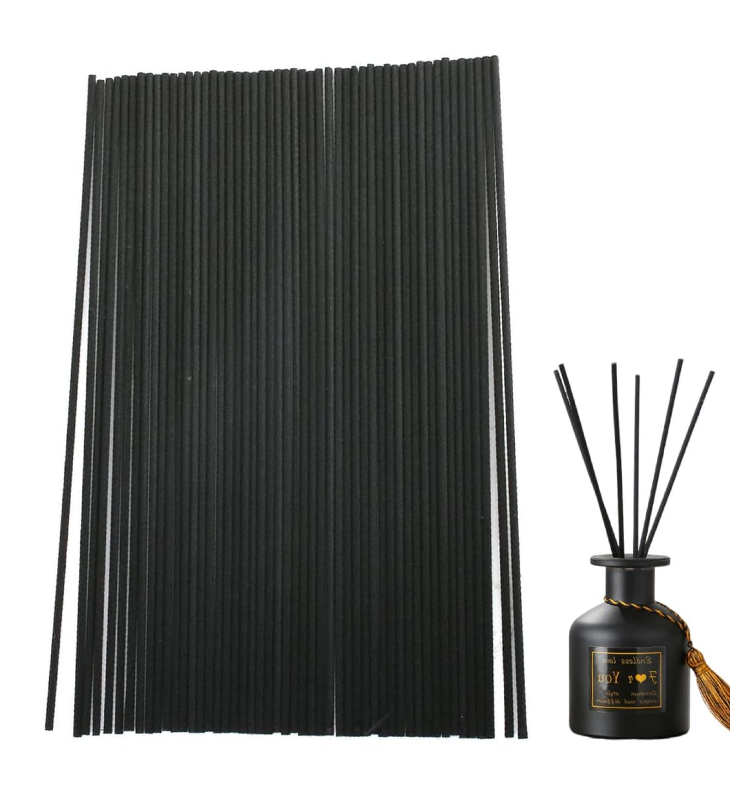 XKSOC 50 Rattan Sticks for Room Fragrance - Aroma Diffuser Fiber for Essential Oils - Ideal for Home Office Hotel Spa (20cm x 3mm) - Buy Online on GoSupps.com