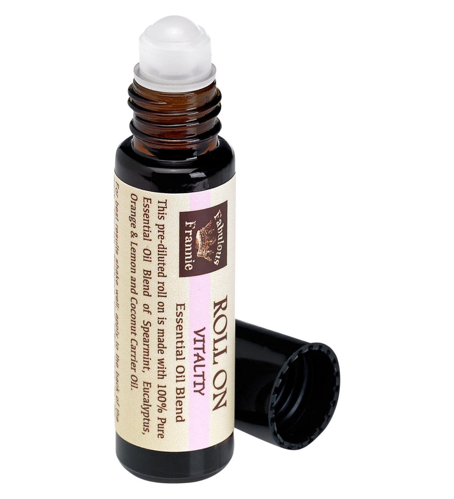 Fabulous Frannie Vitality Essential Oil Blend Roll-On 10 ml Pref-Diluted Made with Pure Essential Oils
