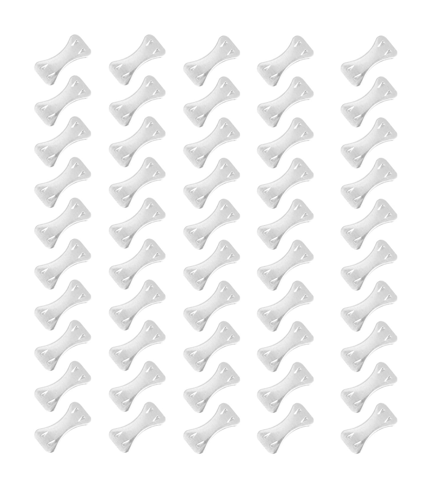 100pcs Four Teeth Butterfly Buckle - Metal Bandage Clasp & Accessories for Secure Bandaging | Durable & Replaceable Aluminum Clips - Buy Online on GoSupps.com