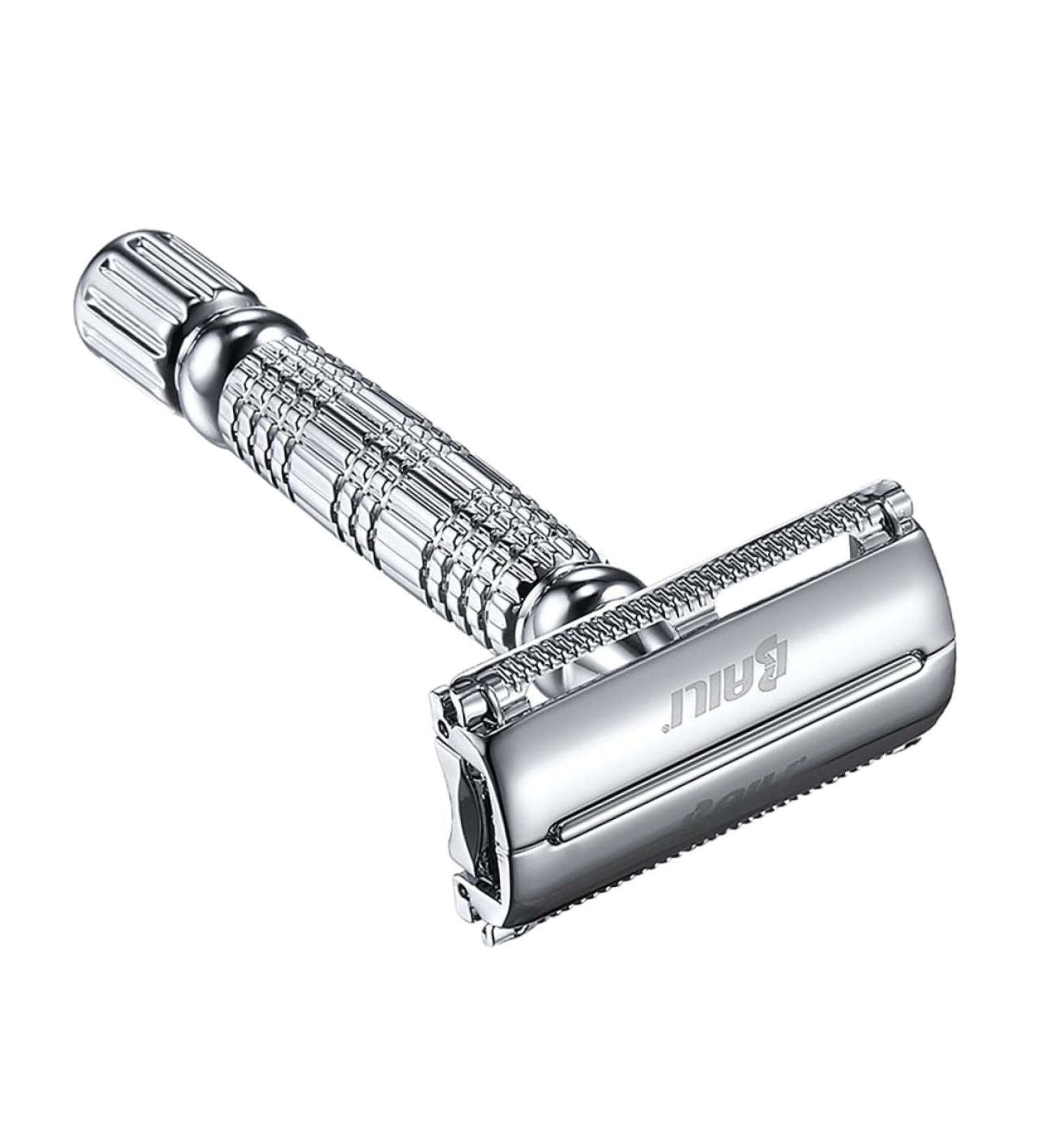 Frcolor 3-in-1 Manual Razor - Butterfly Open Safety Razor for Men | Double-Edged Face & Beard Shaving Tool - International Shipping Available - Buy Online on GoSupps.com