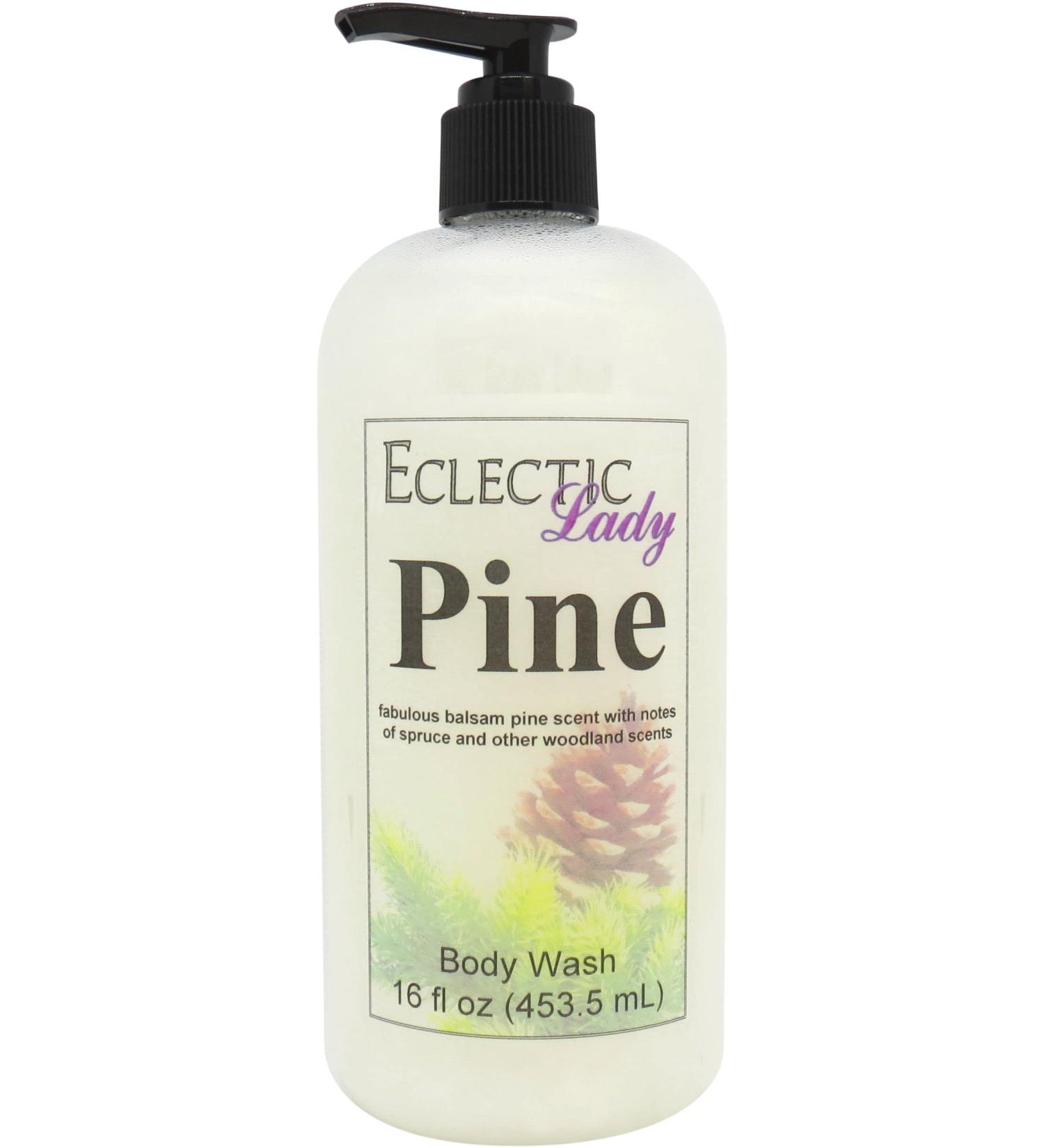 Eclectic Lady Liquid Pearl Body Wash - Pine Scent 3-in-1 Use For Bubble Bath Hand Soap & Body Wash Phthalate-Free Pine Fragrance Handcrafted in USA (16 oz) 16 Fl Oz (Pack of 1) - Buy Online on GoSupps.com