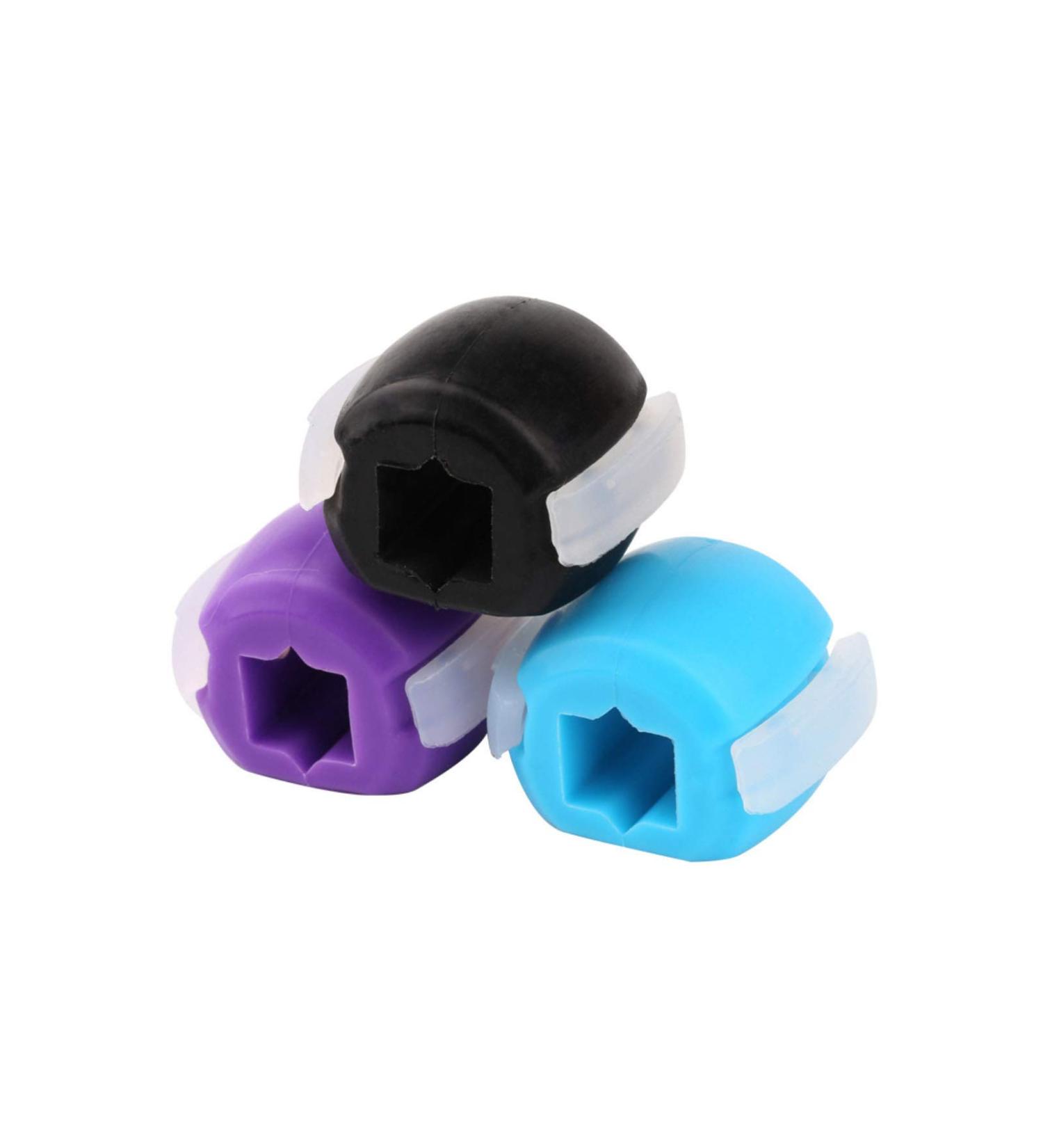 Jaw Exerciser Face and Neck Exerciser Double Chin Reducer Eliminator for Jaw Exercise Ball to Face Lift Chisel Chin Slimming & Neck Muscle Helps Reduce Stress and Cravings 3 in 1