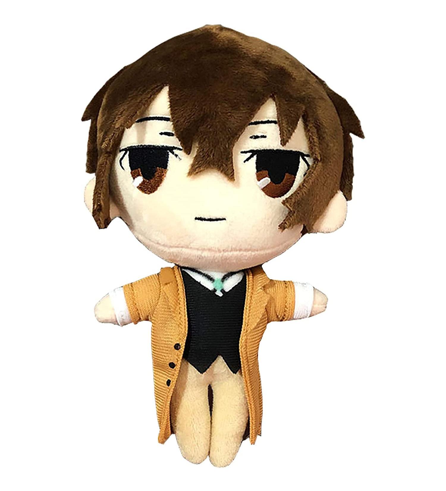 Tongyundacheng Bungo Stray Dogs Dazai Osamu Plush Pillow Doll 20cm - Anime Stuffed Cute Soft Plushie for Decor - Buy Online on GoSupps.com