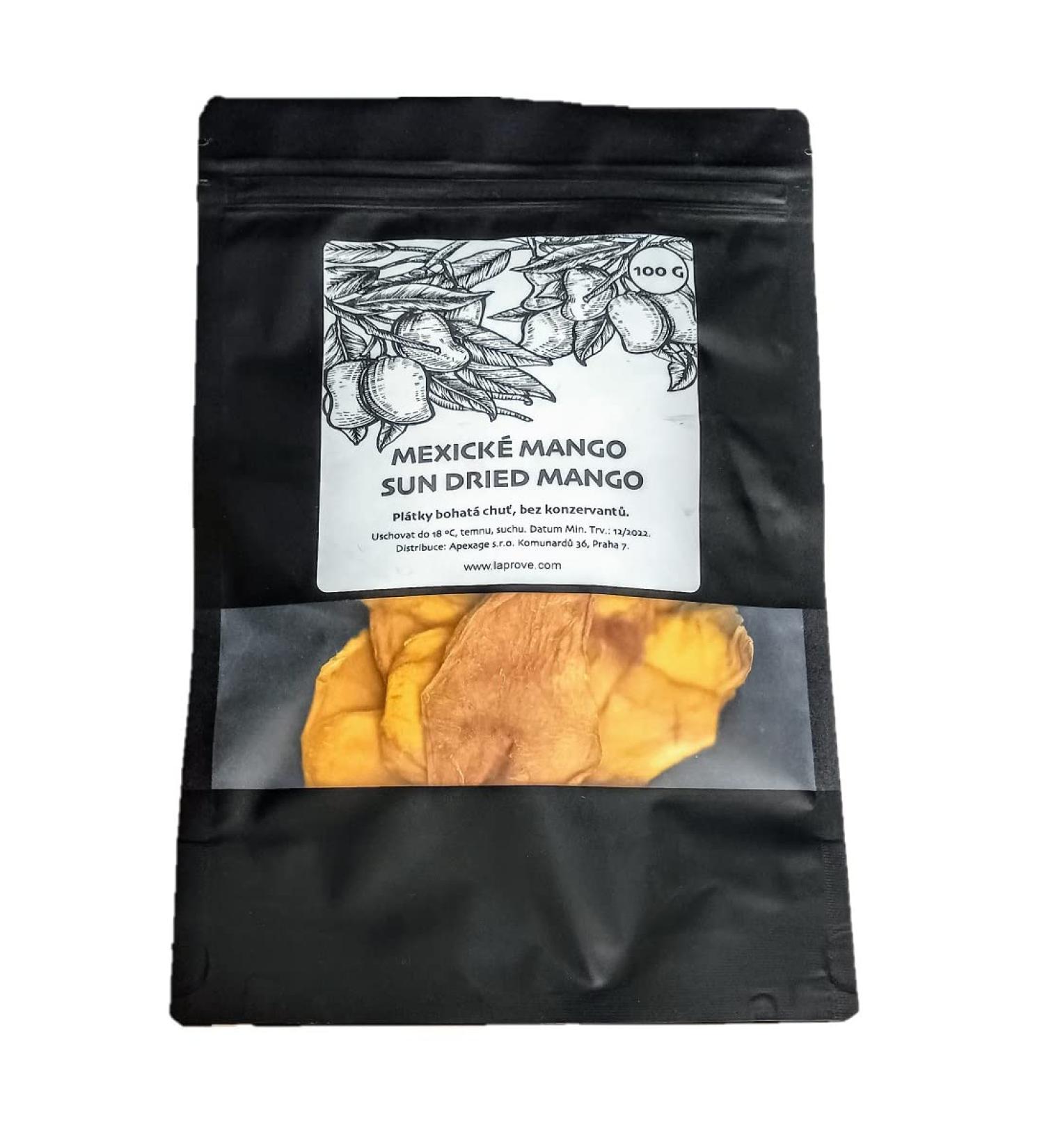 x 100g dry mango from western Mexico, exquisite taste