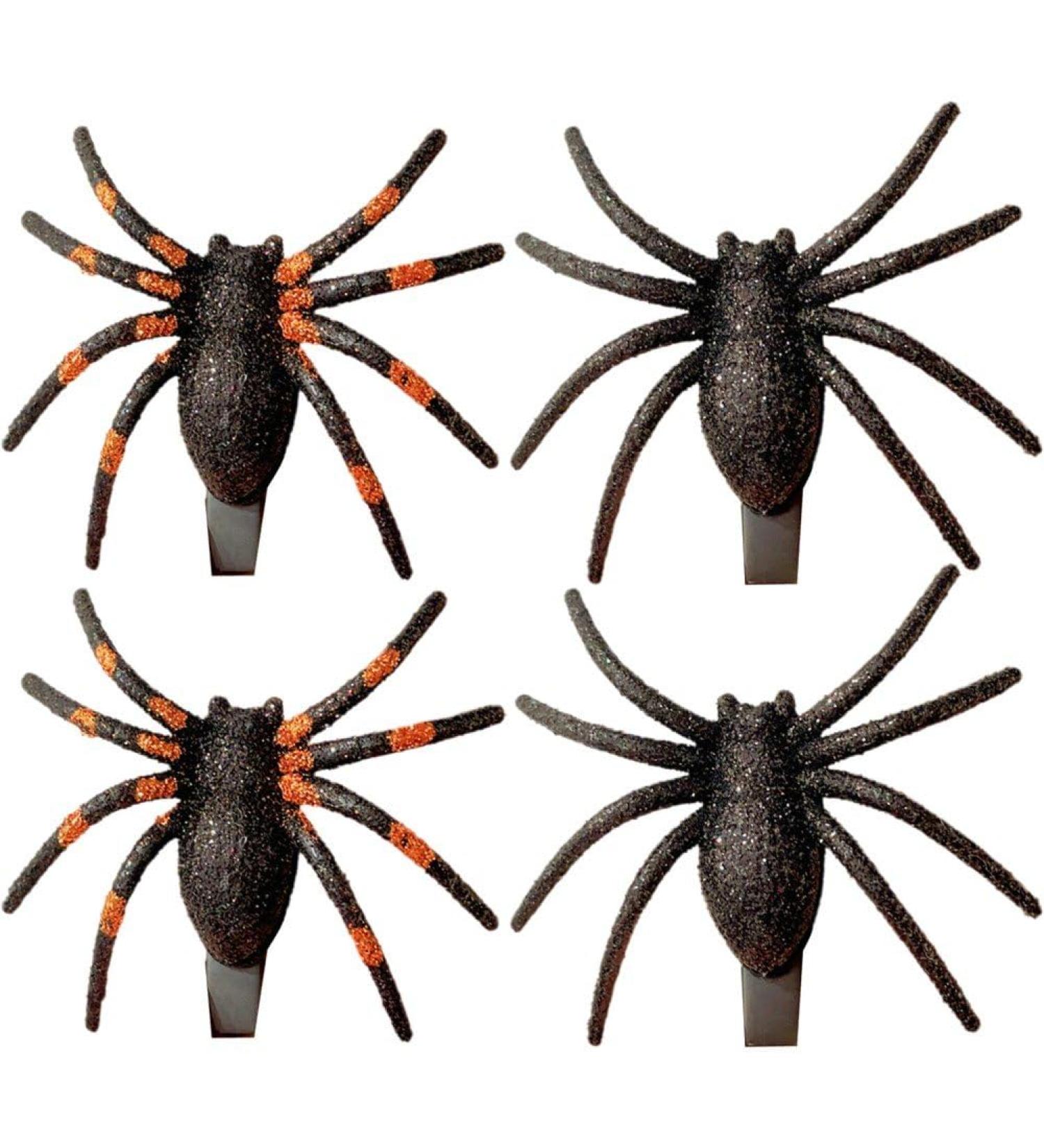 4 Pcs Spider Hair Clips Punk Spiders Shape Hair Barrettes Halloween Hairpin Gothic Spider Barrettes for Women Girls - Buy Online on GoSupps.com