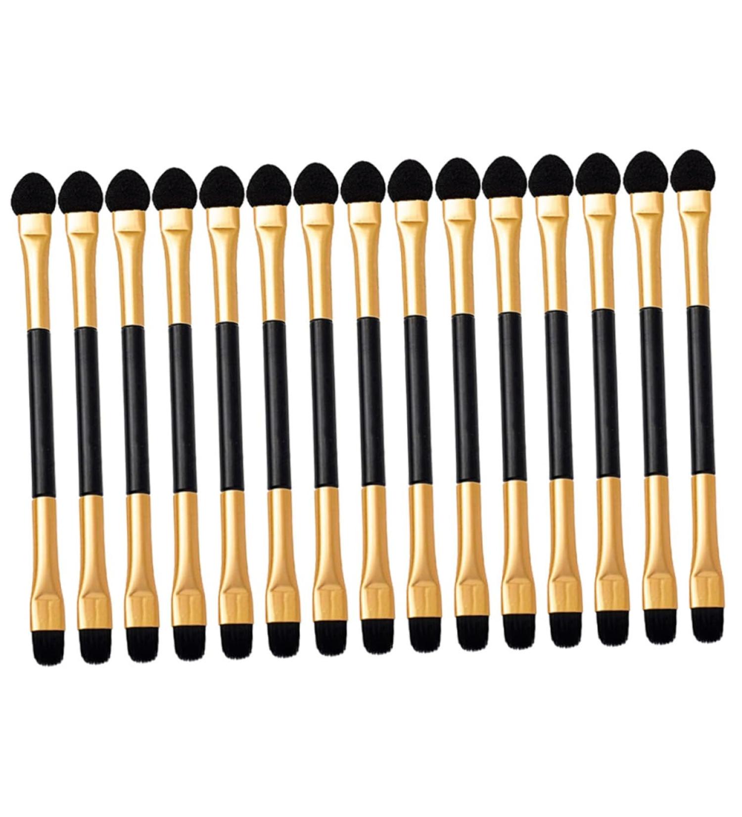 SOESFOUFU 15pcs Eye Shadow Brush Make up Accessories Double Sided Makeup Brush Eye Shadow Sticks Soft Rubber - Buy Online on GoSupps.com