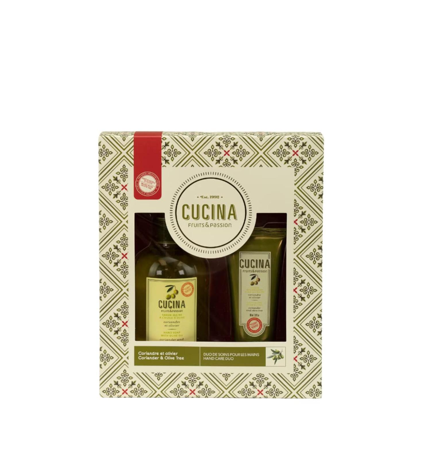 Fruits & Passion Cucina Coriander and Olive Tree Hand Care Duo - Buy Online on GoSupps.com