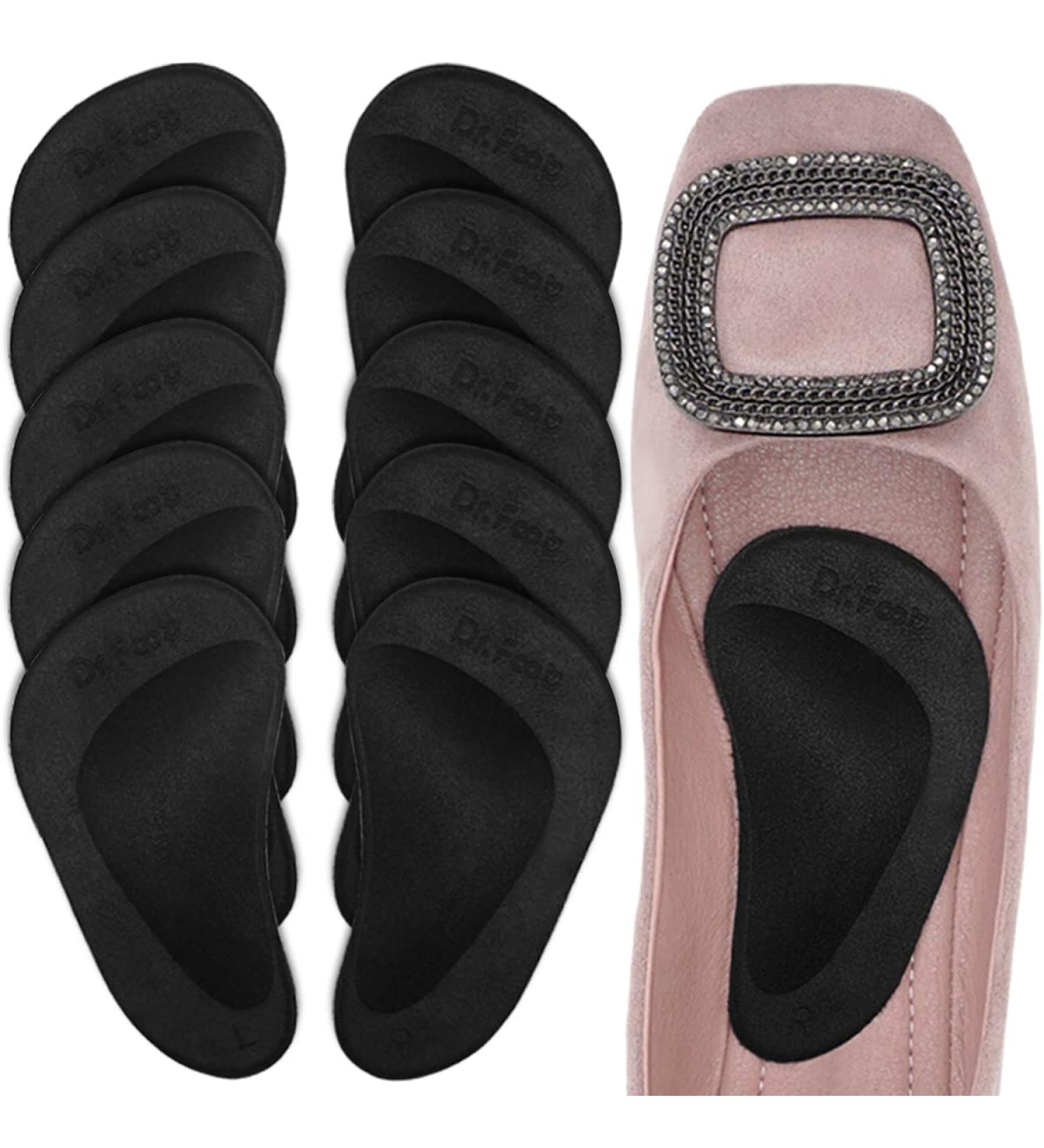 Dr. Foot Plantar Fasciitis Insoles - 5 Pairs Self-Adhesive Gel Arch Support for Flat Feet | Men & Women - Buy Online on GoSupps.com