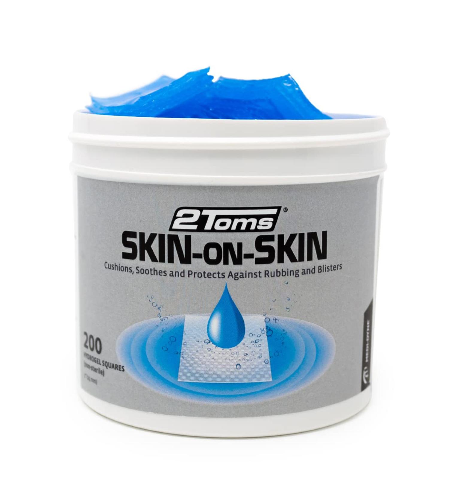 2Toms Skin-On-Skin Hydrogel Squares | Blisters, Chafing, Stings Relief | 200 1-Inch Squares (Pack of 1) - Buy Online on GoSupps.com