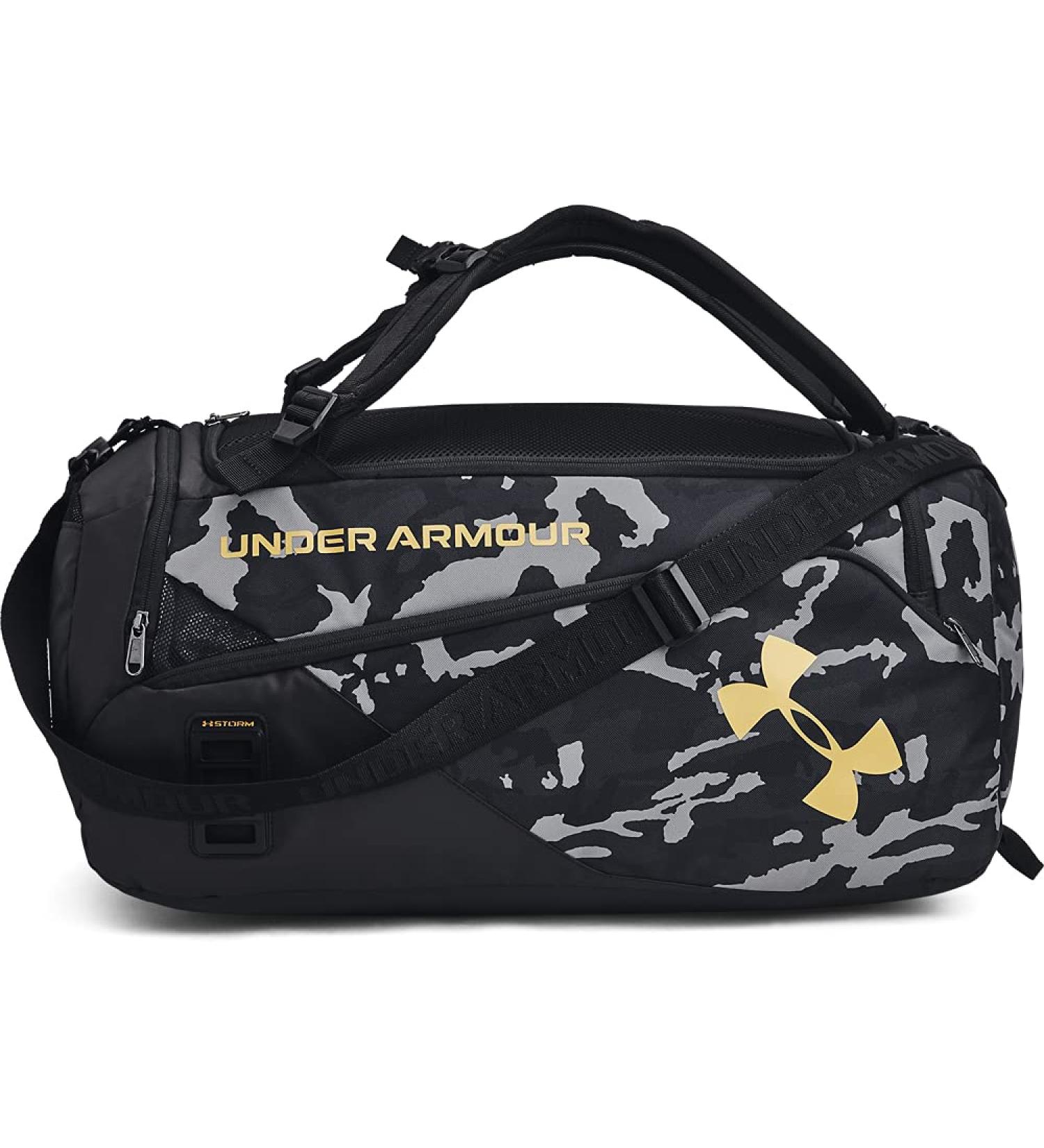 Under Armour Contain Duo Duffle Bag Medium Black/Metallic Gold - Best Price & Fast Shipping - Buy Online on GoSupps.com