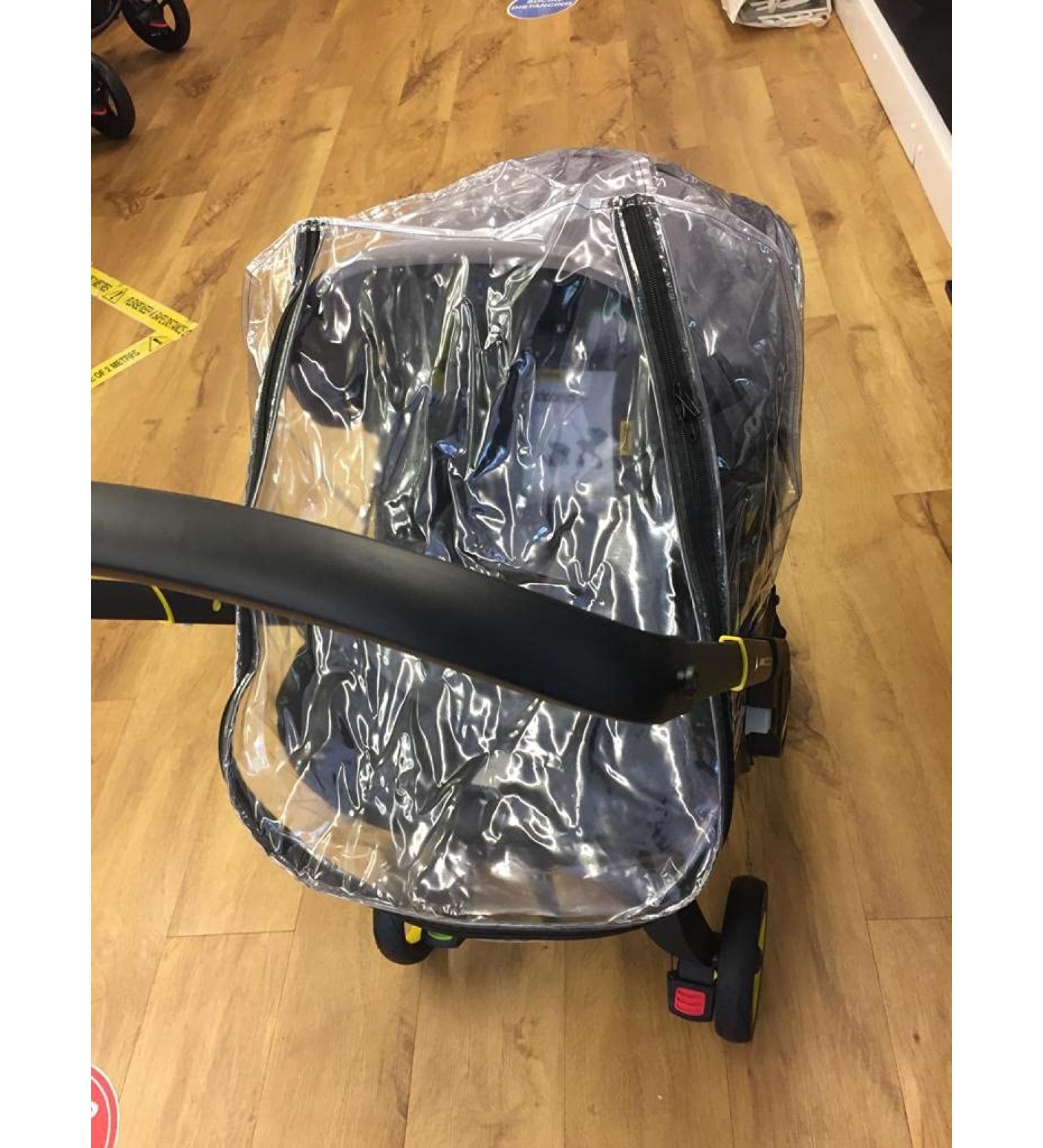 PVC Universal Doona Car Seat Raincover - Fits Doona, Venicci, Maxi Cosi, Silvercross & More | Made in UK - Buy Online on GoSupps.com