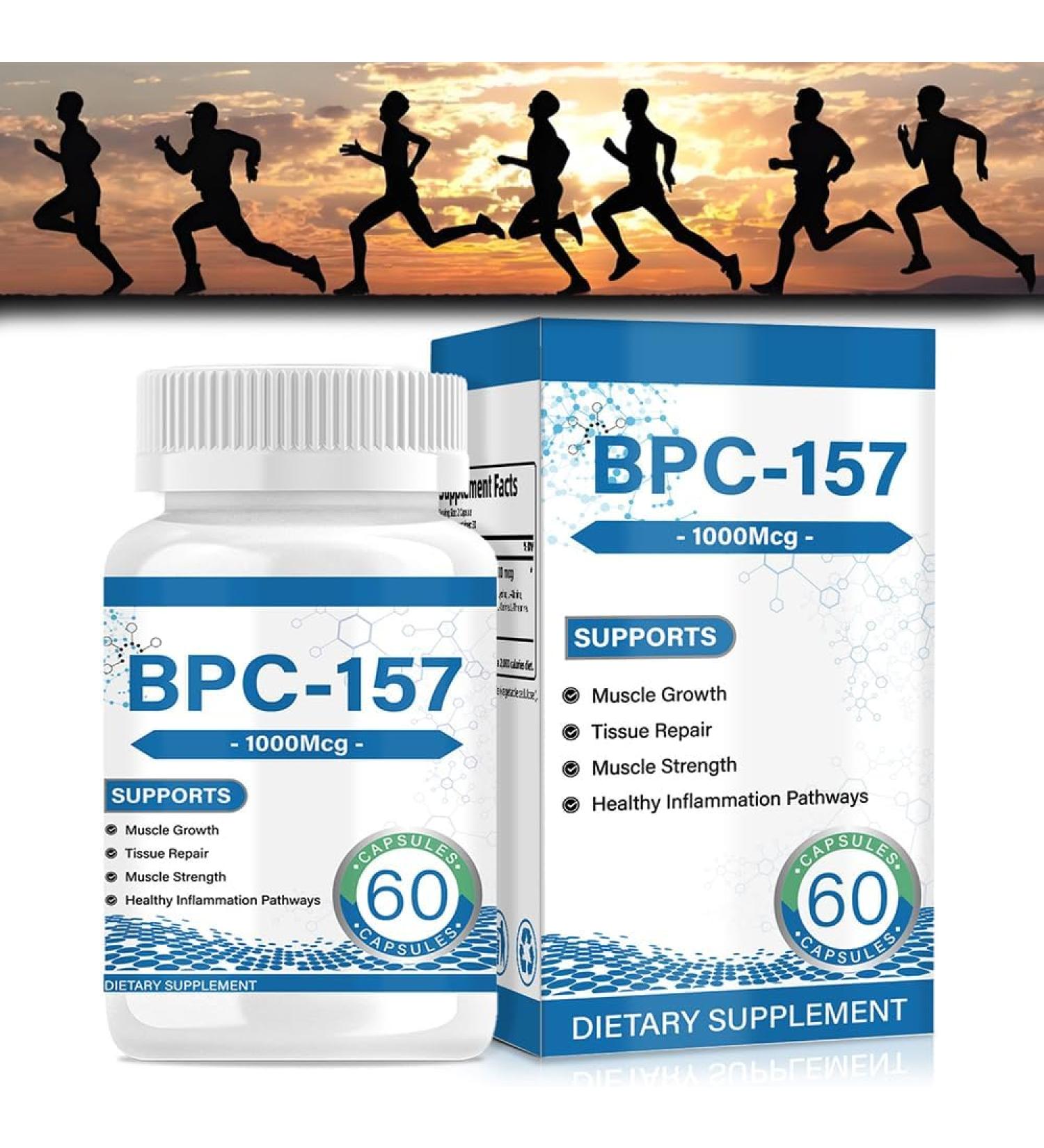 BPC 157 Peptide 1000Mcg - 60 Capsules - Buy Online on GoSupps.com