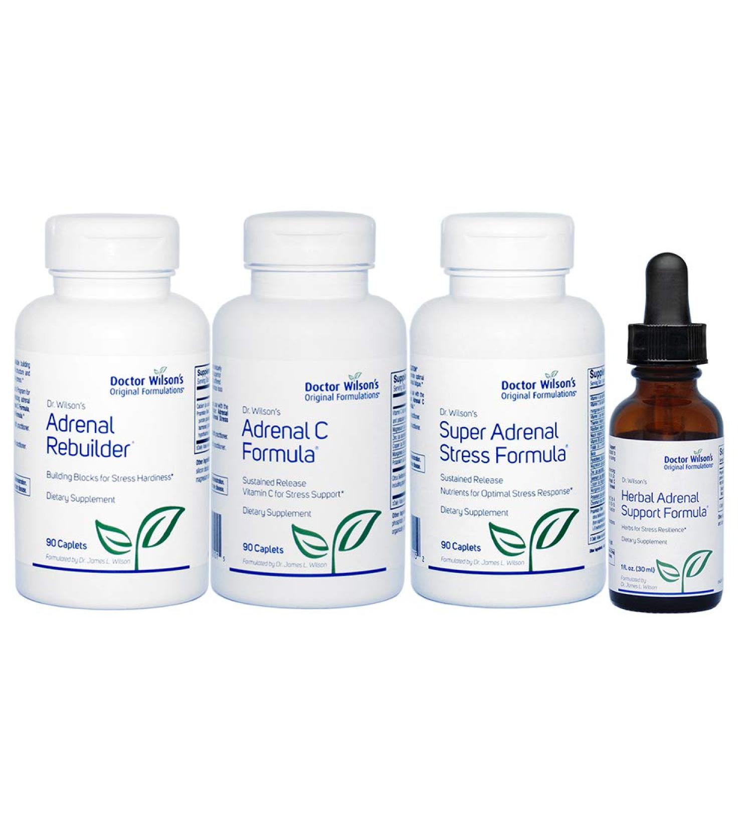 Dr. Wilson's Adrenal Fatigue Protocol Comprehensive kit for Adrenal Support HASF Small - Buy Online on GoSupps.com