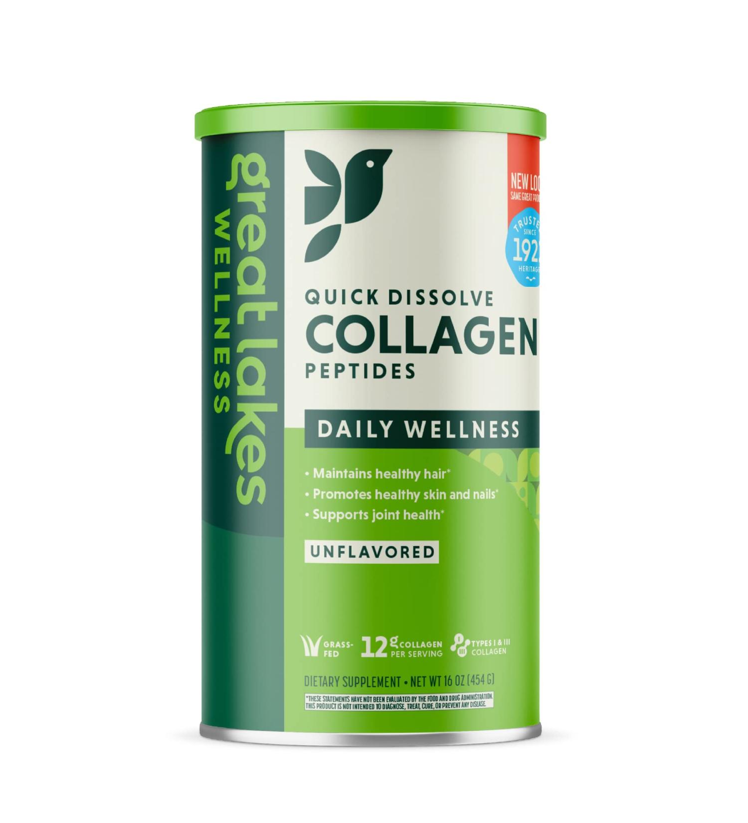 Great Lakes Collagen Hydrolysate Unflavored 16 oz | Pure Protein Supplement - Buy Online on GoSupps.com