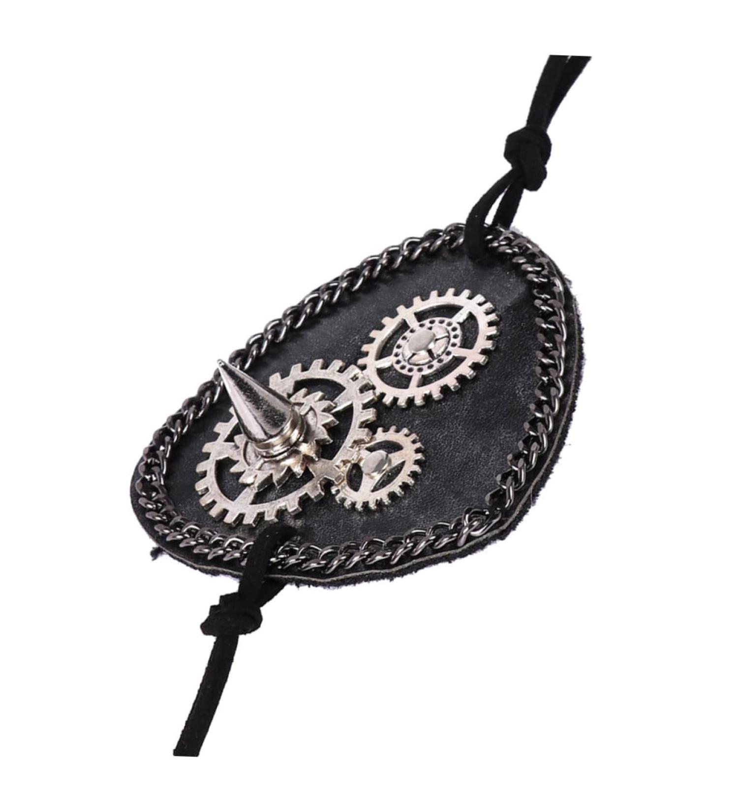 Beaupretty Halloween Eye Mask prom props gear clock decoration eye mask single eye mask eye patch Masquerade eye mask Decor Blindfold halloween apparel Eye Mask Halloween M Black - Buy Online on GoSupps.com