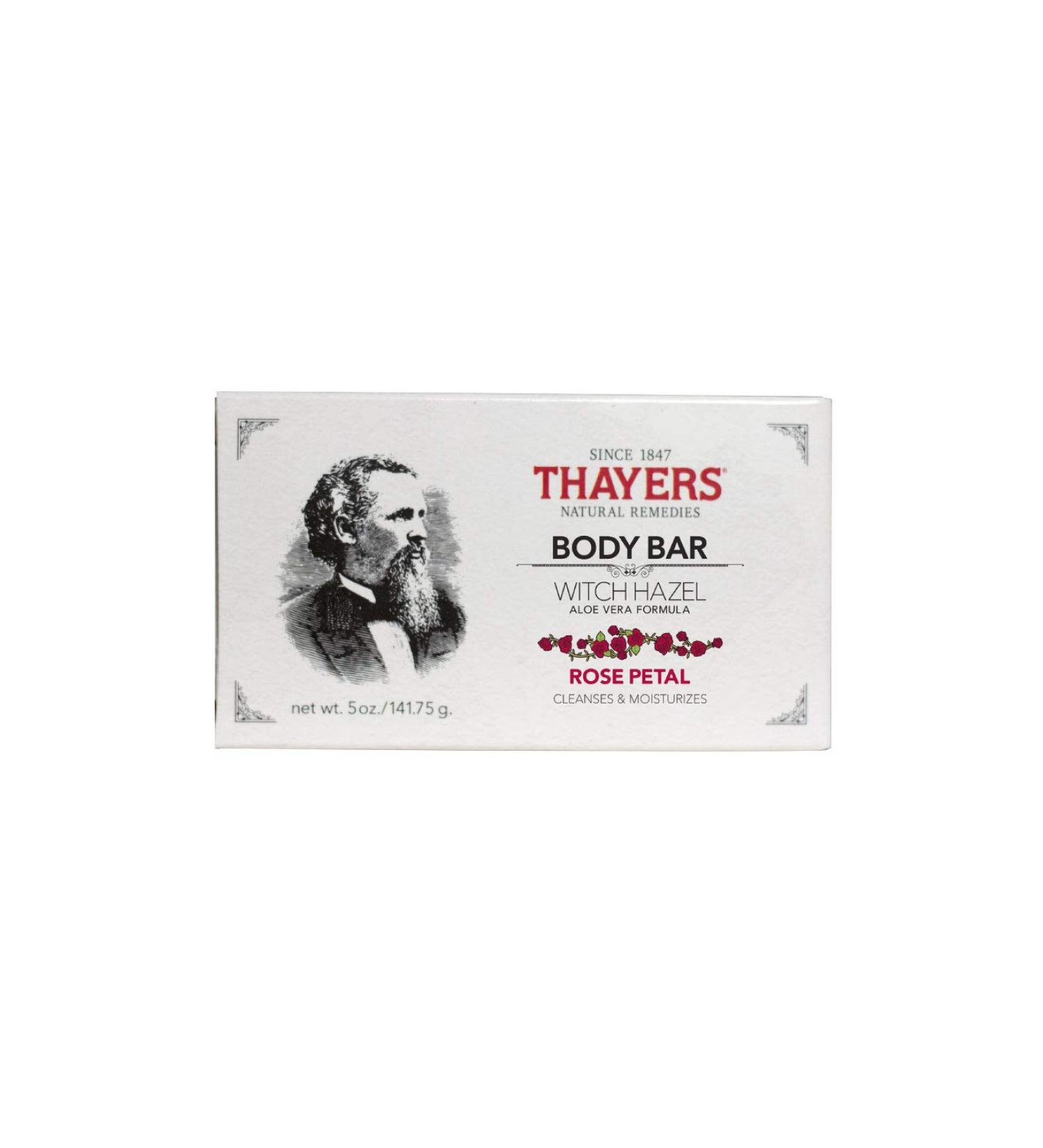 Buy THAYERS Witch Hazel Rose Petal Body Bar - Nourishing 5 oz Soap - Buy Online on GoSupps.com