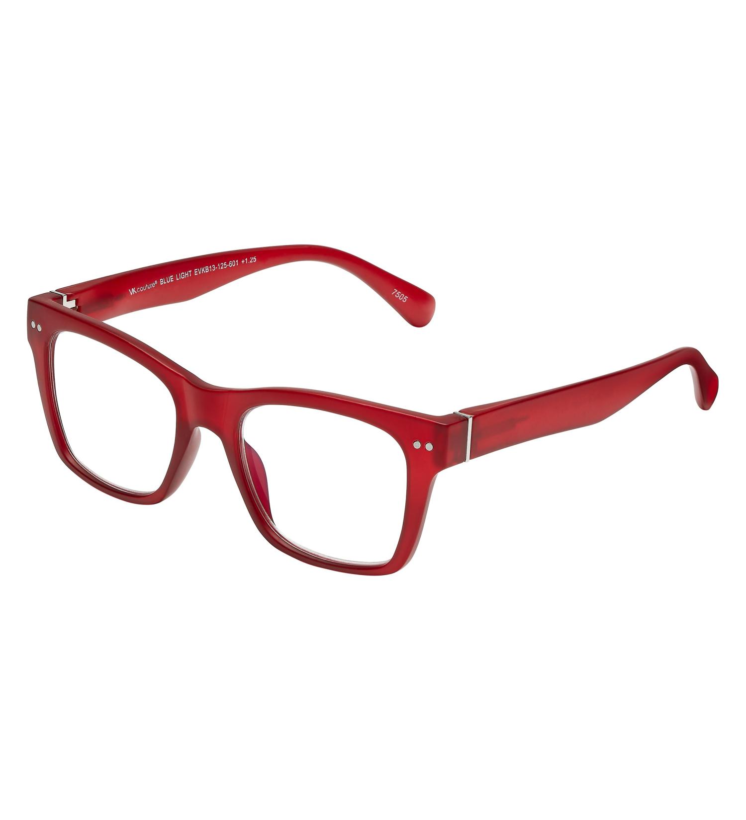 SAV Eyewear Blue Light Readers - Barcelona +2.50 Red - Stylish & Comfortable International Shipping - Buy Online on GoSupps.com