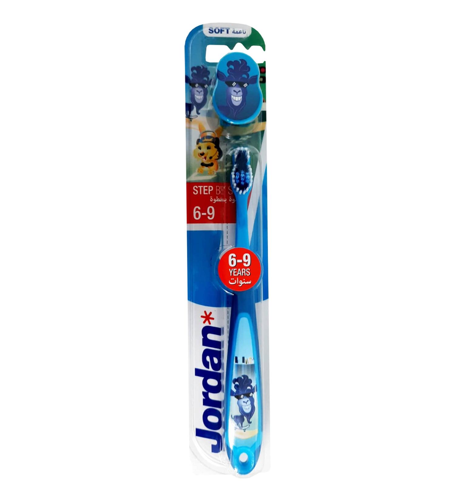 Buy JORDAN Children's Toothbrush Step 3 (Ages 6-8) - Assorted Colors | International Shipping - Buy Online on GoSupps.com