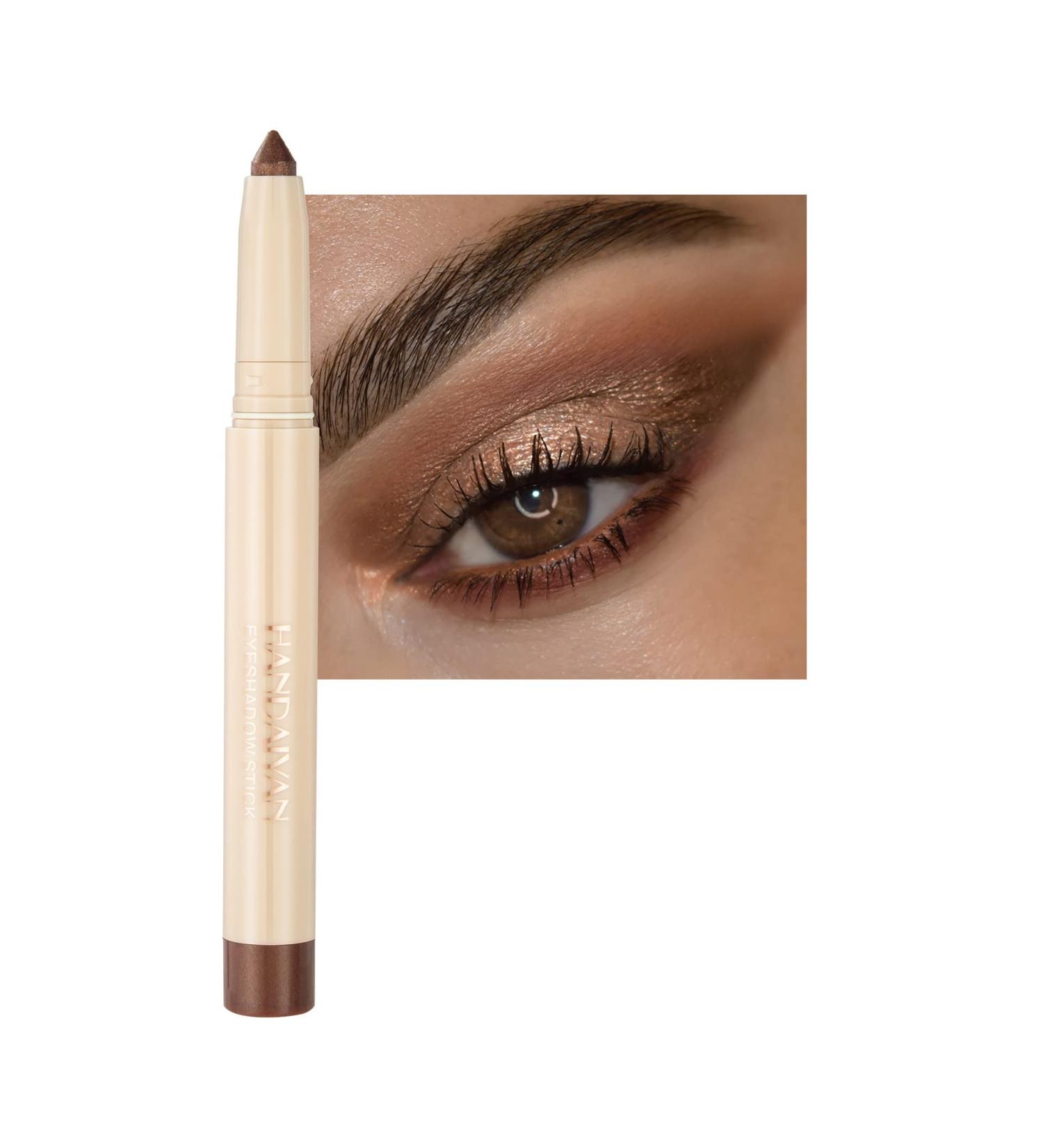 PICKX Cream Eyeshadow Stick Waterproof and color lasting eye shadow color-rich eyeshadow matte & pearlescent eyeshadow Fine-nib eyeshadow for detailed lines delicate and compact suitable for gift (16) - Buy Online on GoSupps.com