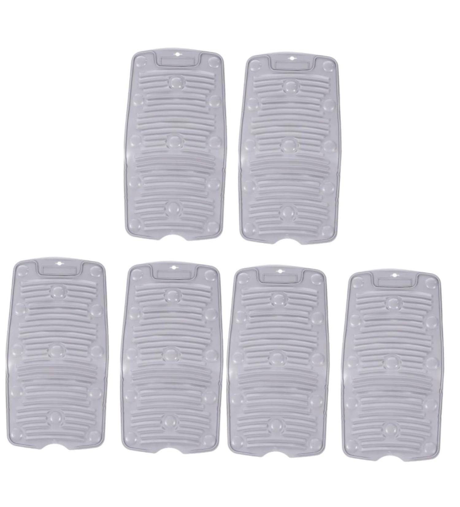 Solustre 6 STK Silicone Washing Board - Vintage Shirt Hand Wash Tools Slide-Resistant Mini Laundry Board for Soft Washing & Kids - Buy Online on GoSupps.com